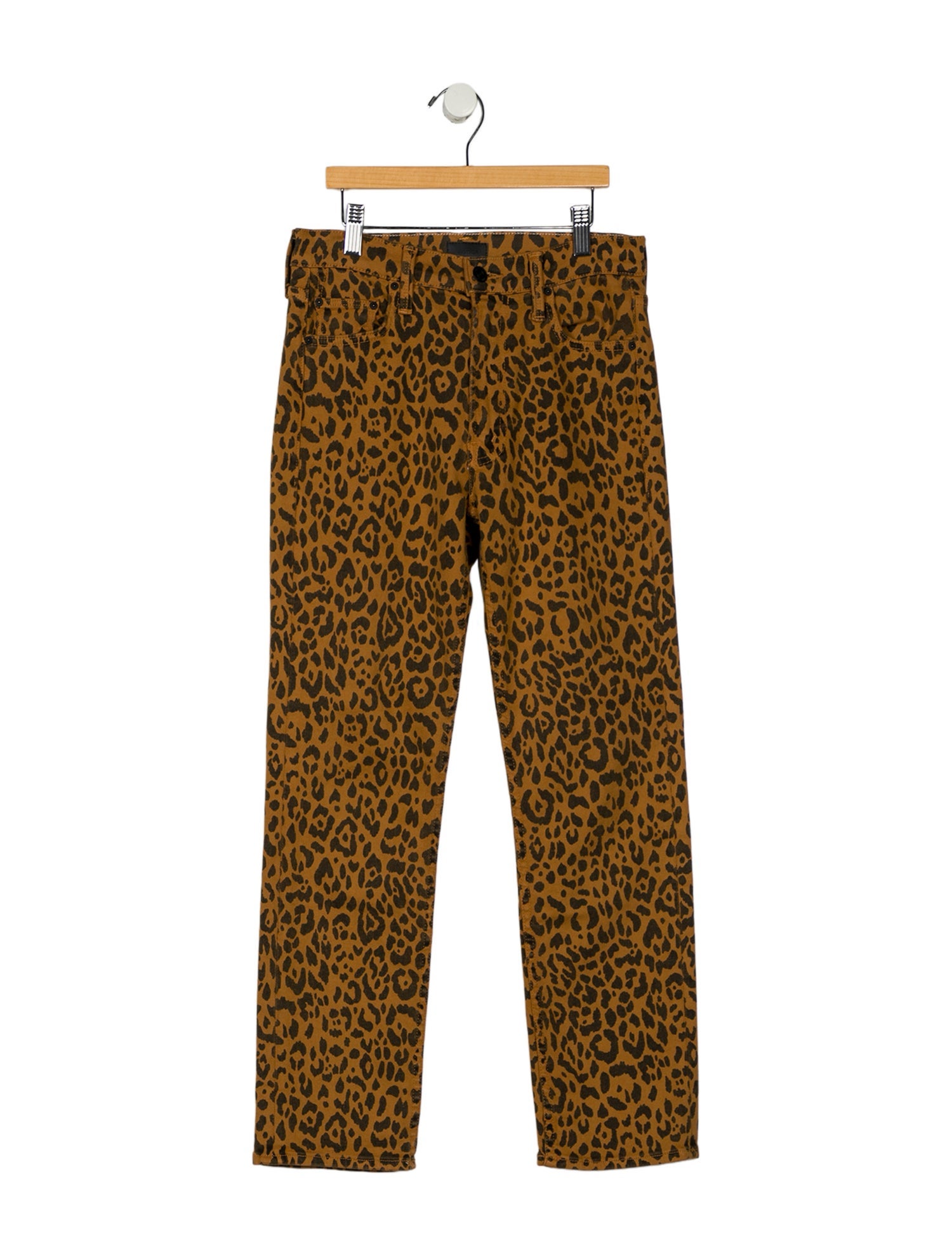 Mother Mid-Rise Straight Leg Jeans