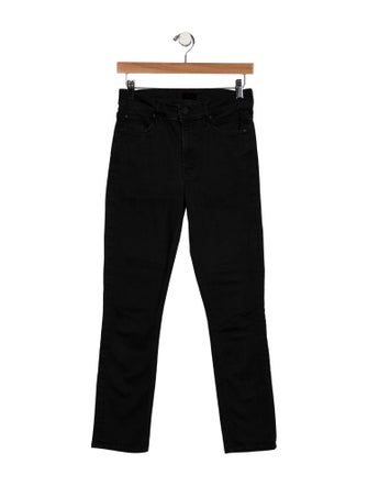 Mother Mid-Rise Straight Leg Jeans