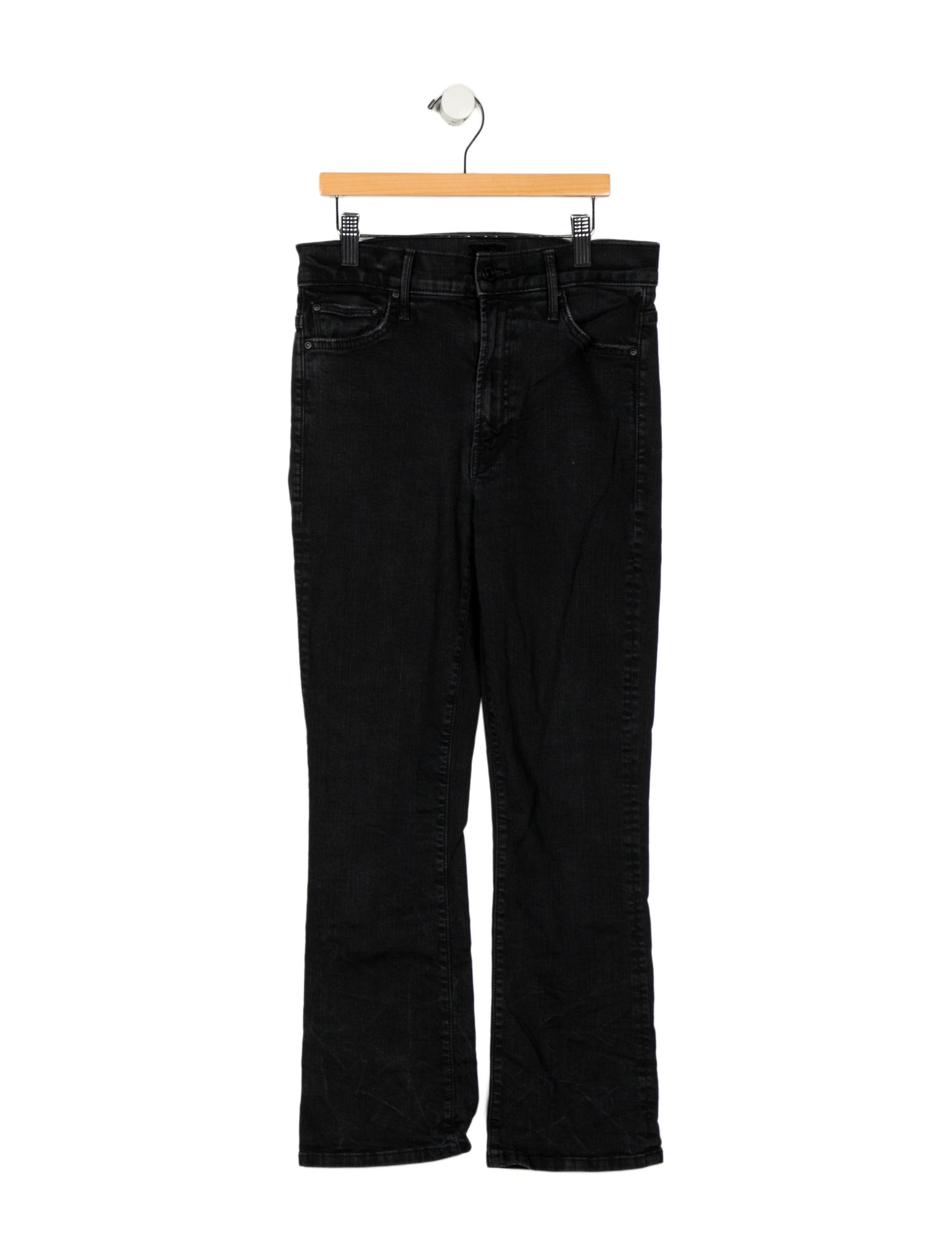 Mother Mid-Rise Straight Leg Jeans