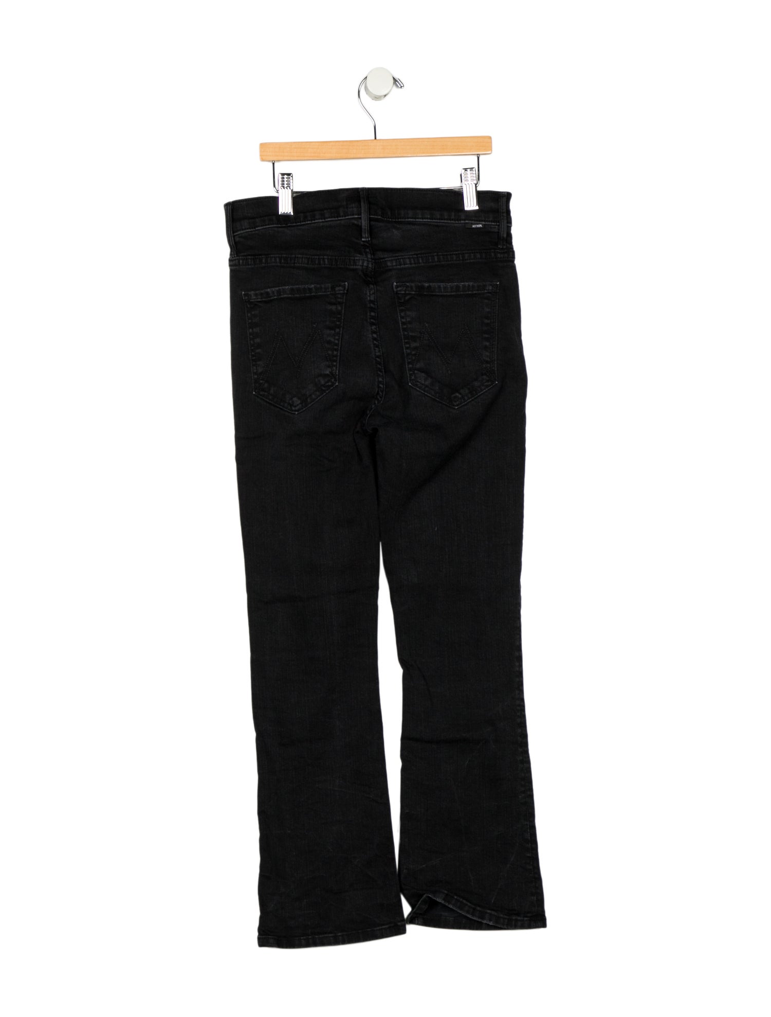 Mother Mid-Rise Straight Leg Jeans