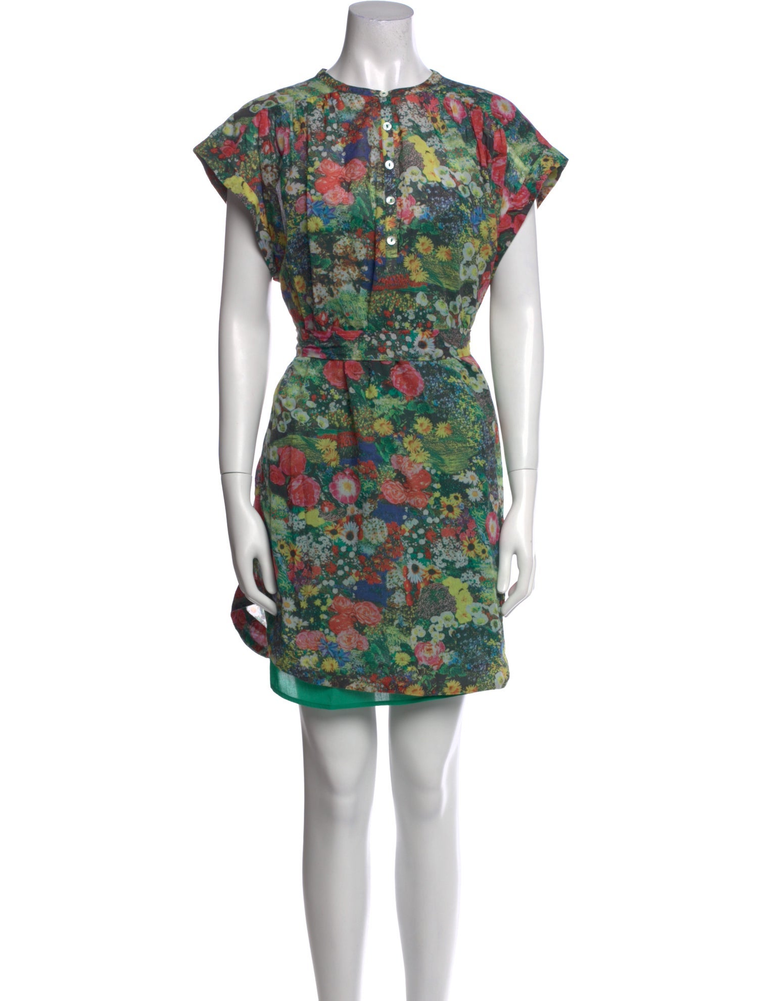 Mother Floral Print Mini Dress