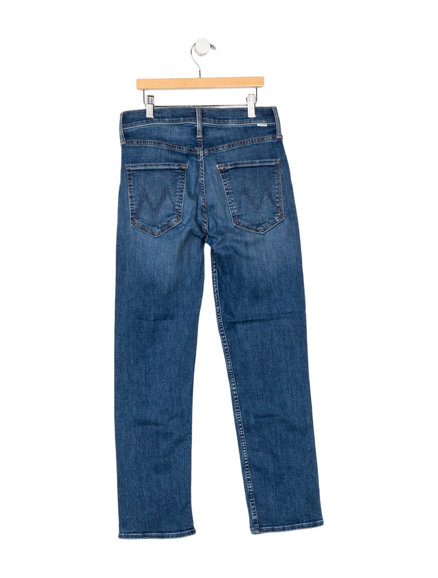 Mother Mid-Rise Skinny Leg Jeans