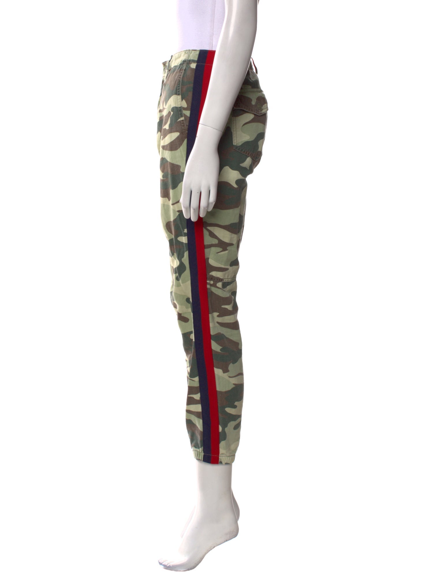 Mother Camouflage Print Skinny Leg Pants