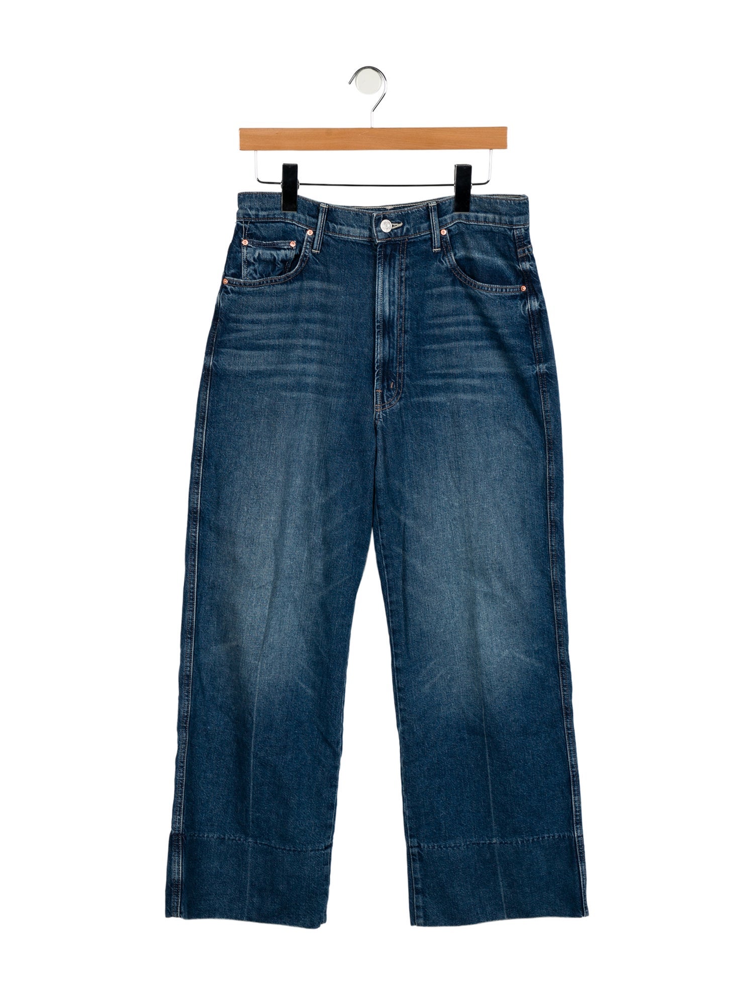 Mother High-Rise Wide Leg Jeans