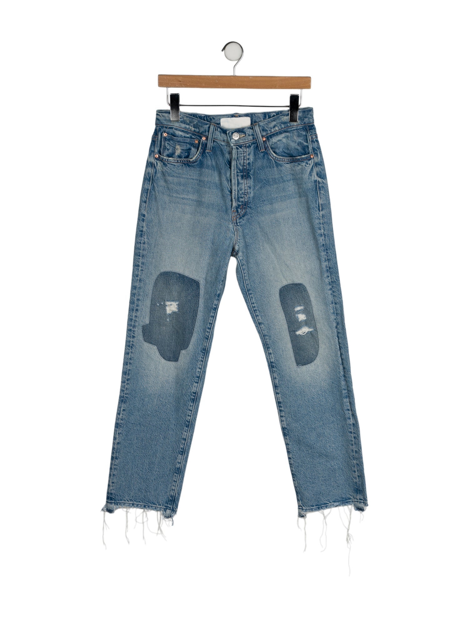 Mother High-Rise Straight Leg Jeans