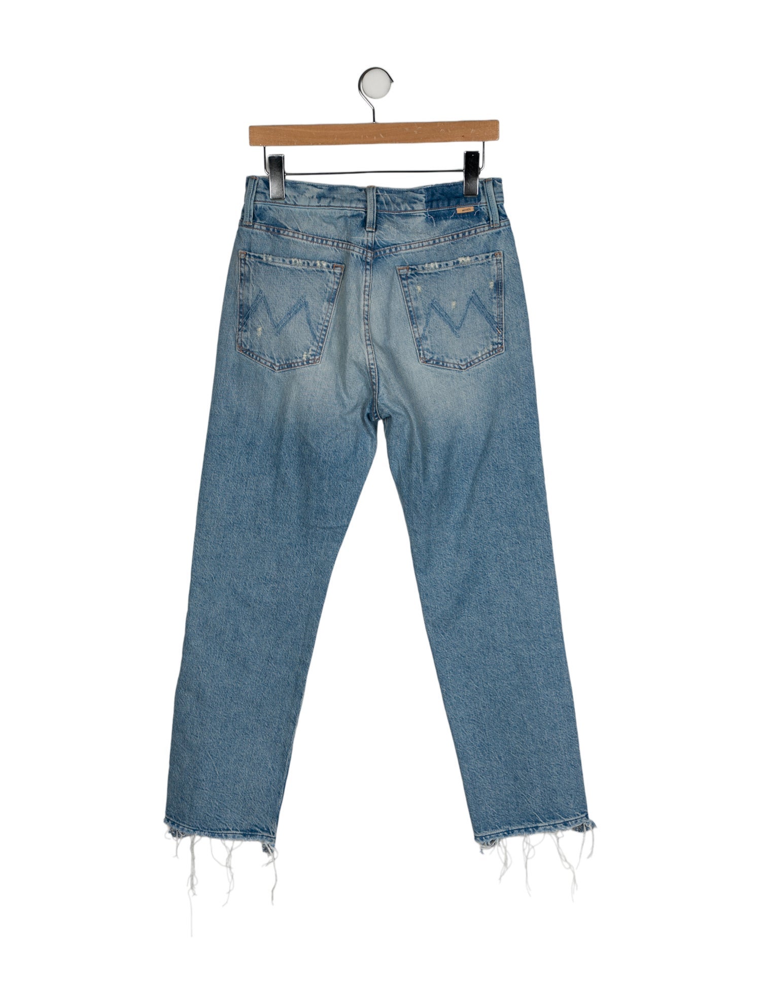 Mother High-Rise Straight Leg Jeans