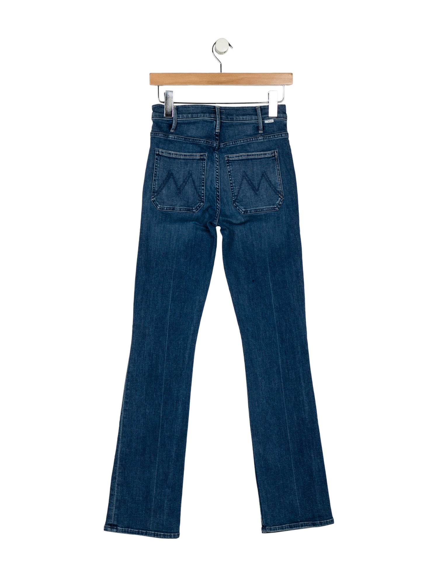 Mother Mid-Rise Straight Leg Jeans