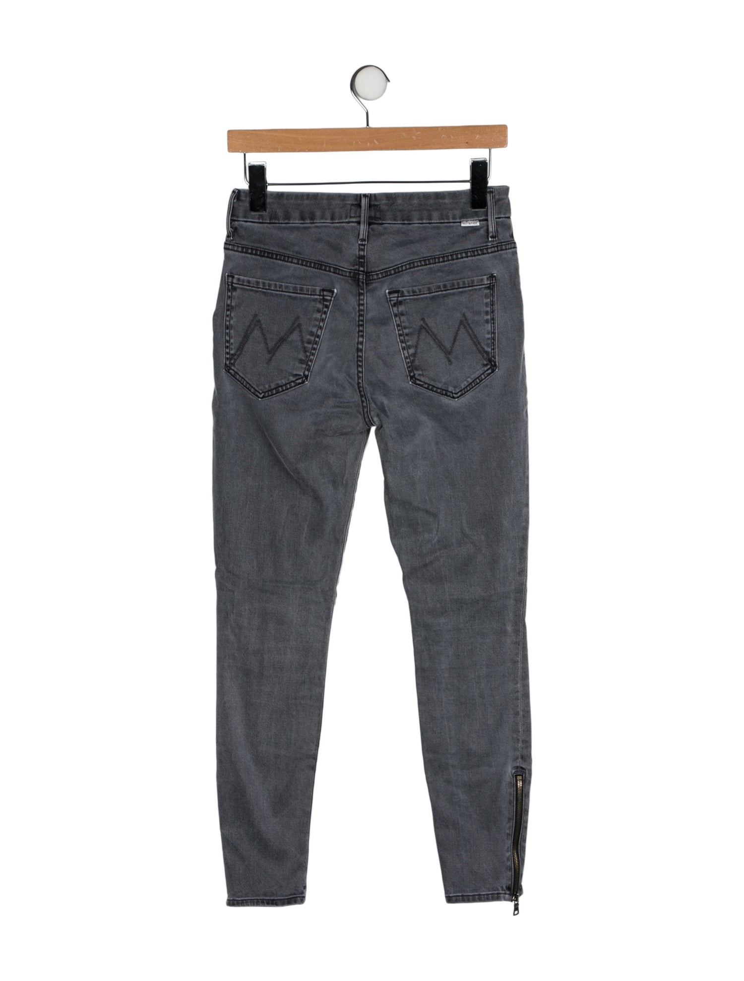 Mother Mid-Rise Skinny Leg Jeans