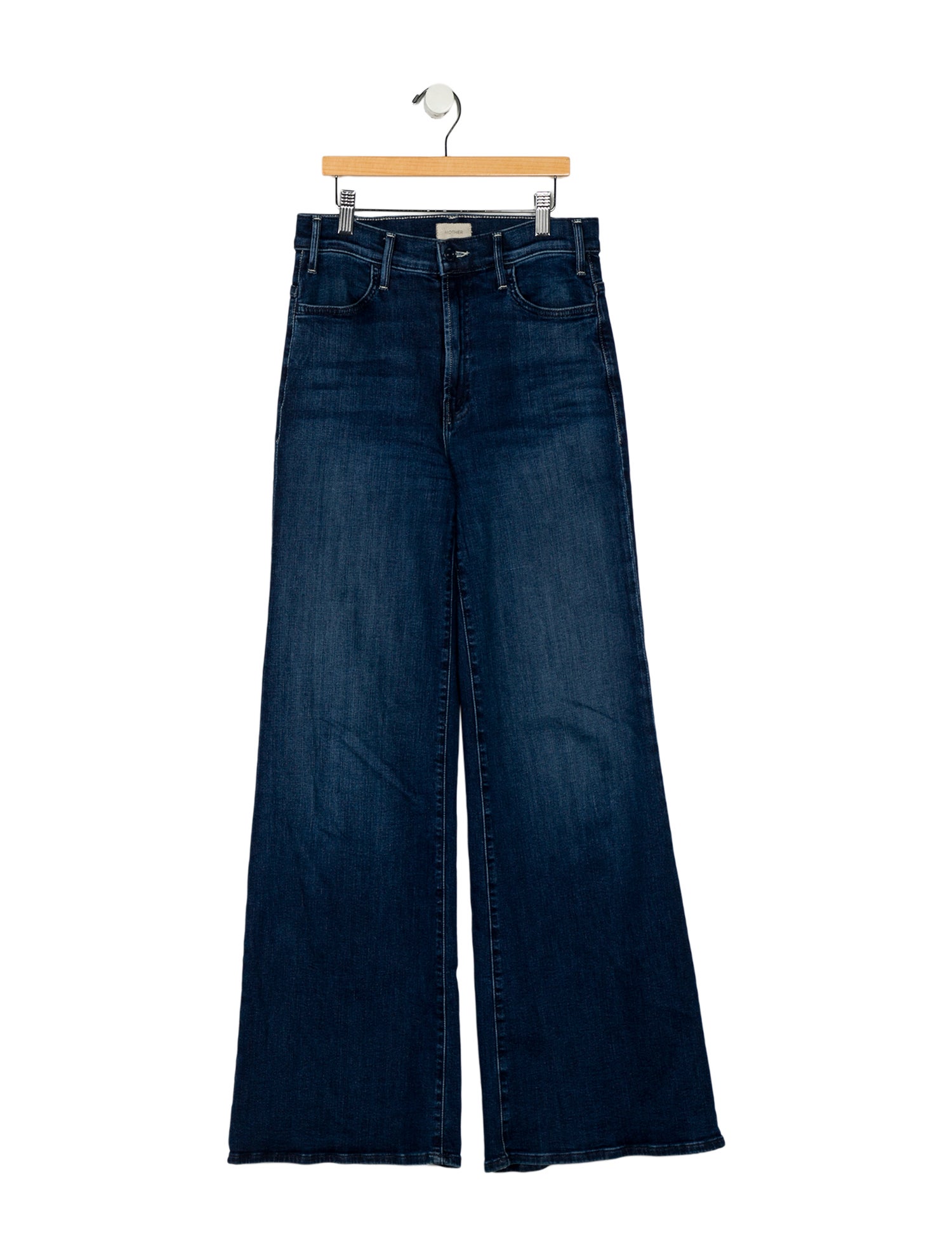 Mother High-Rise Wide Leg Jeans
