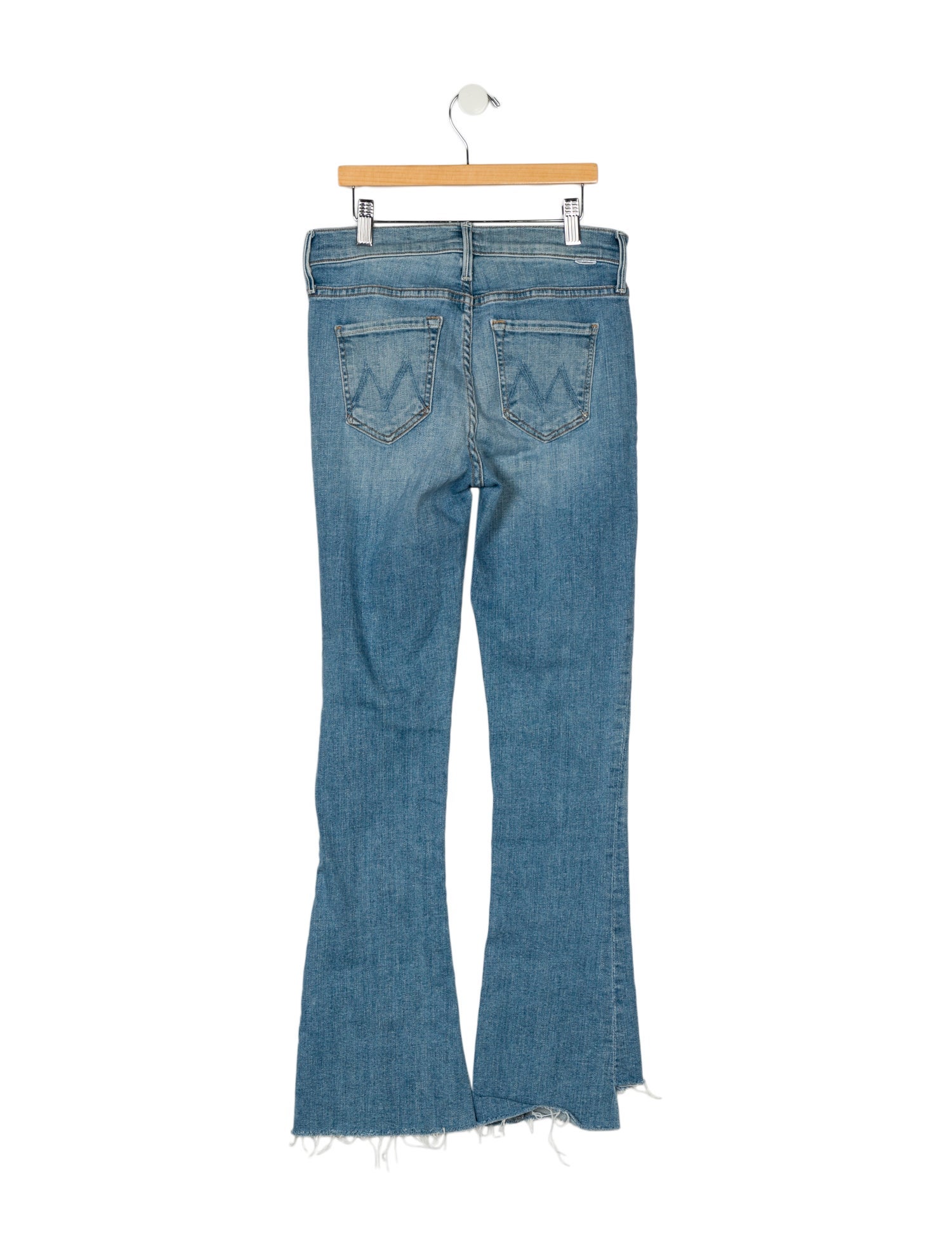 Mother Mid-Rise Straight Leg Jeans