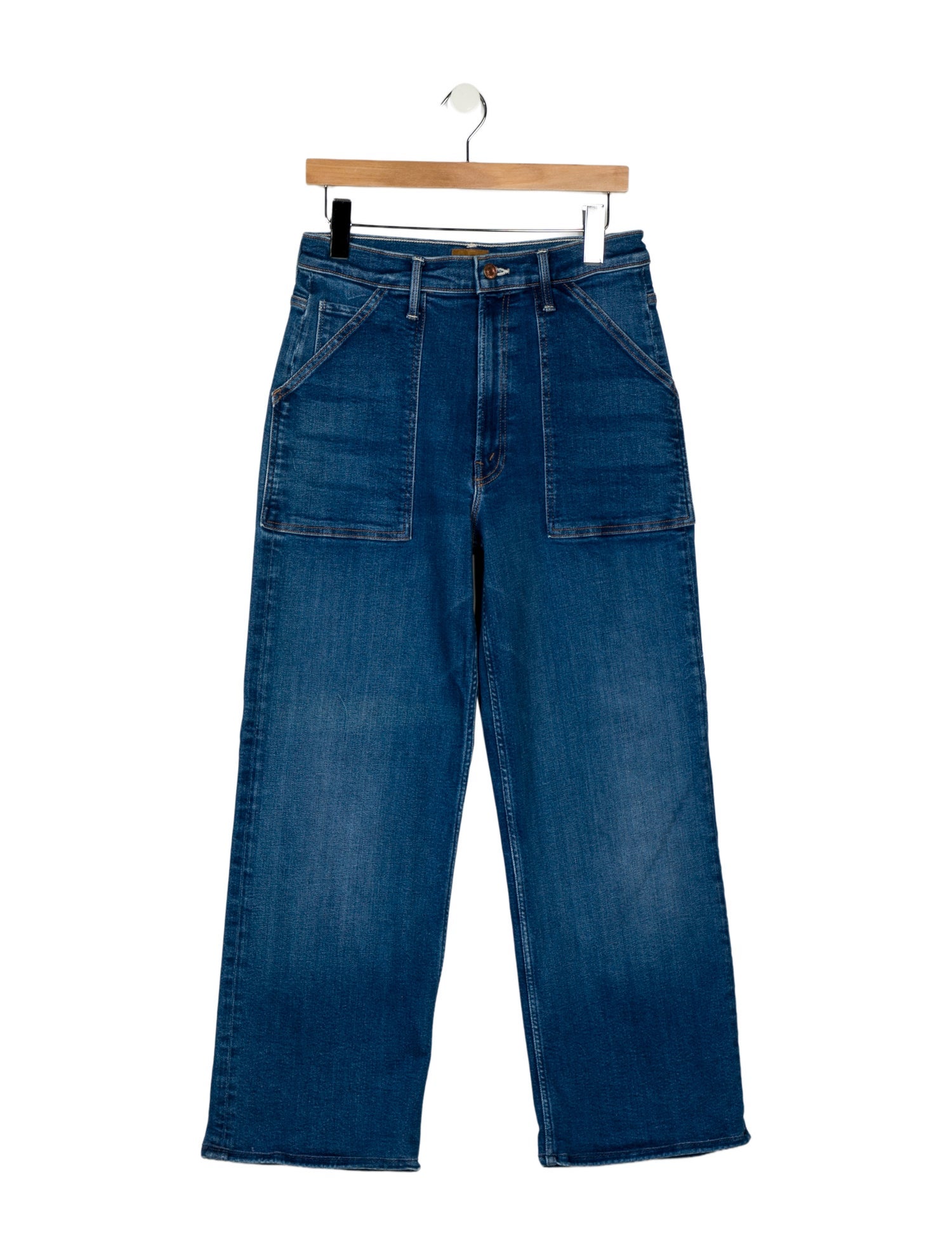 Mother High-Rise Wide Leg Jeans