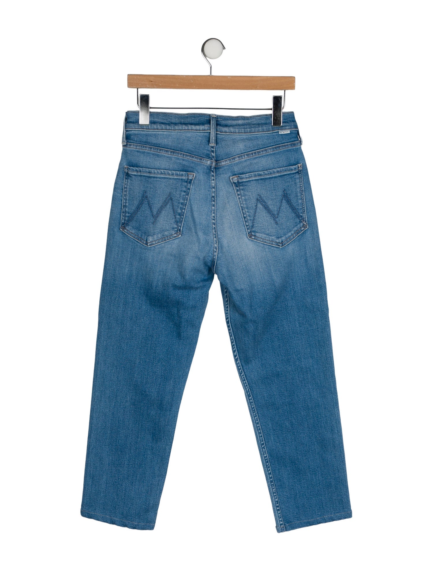 Mother High-Rise Straight Leg Jeans