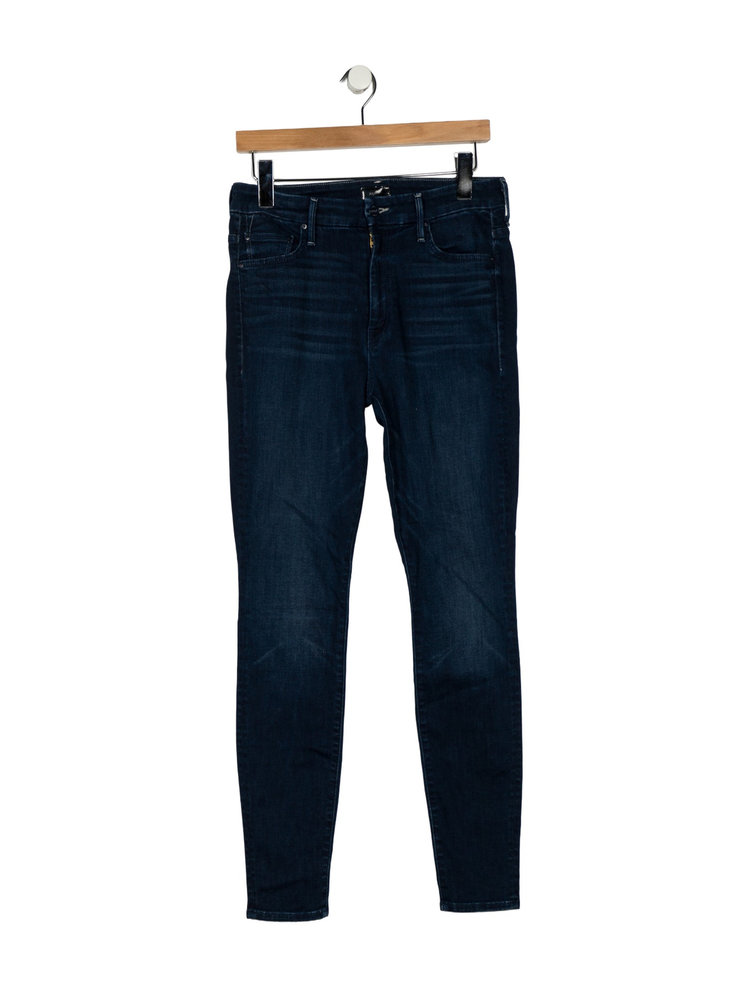 Mother Mid-Rise Skinny Leg Jeans