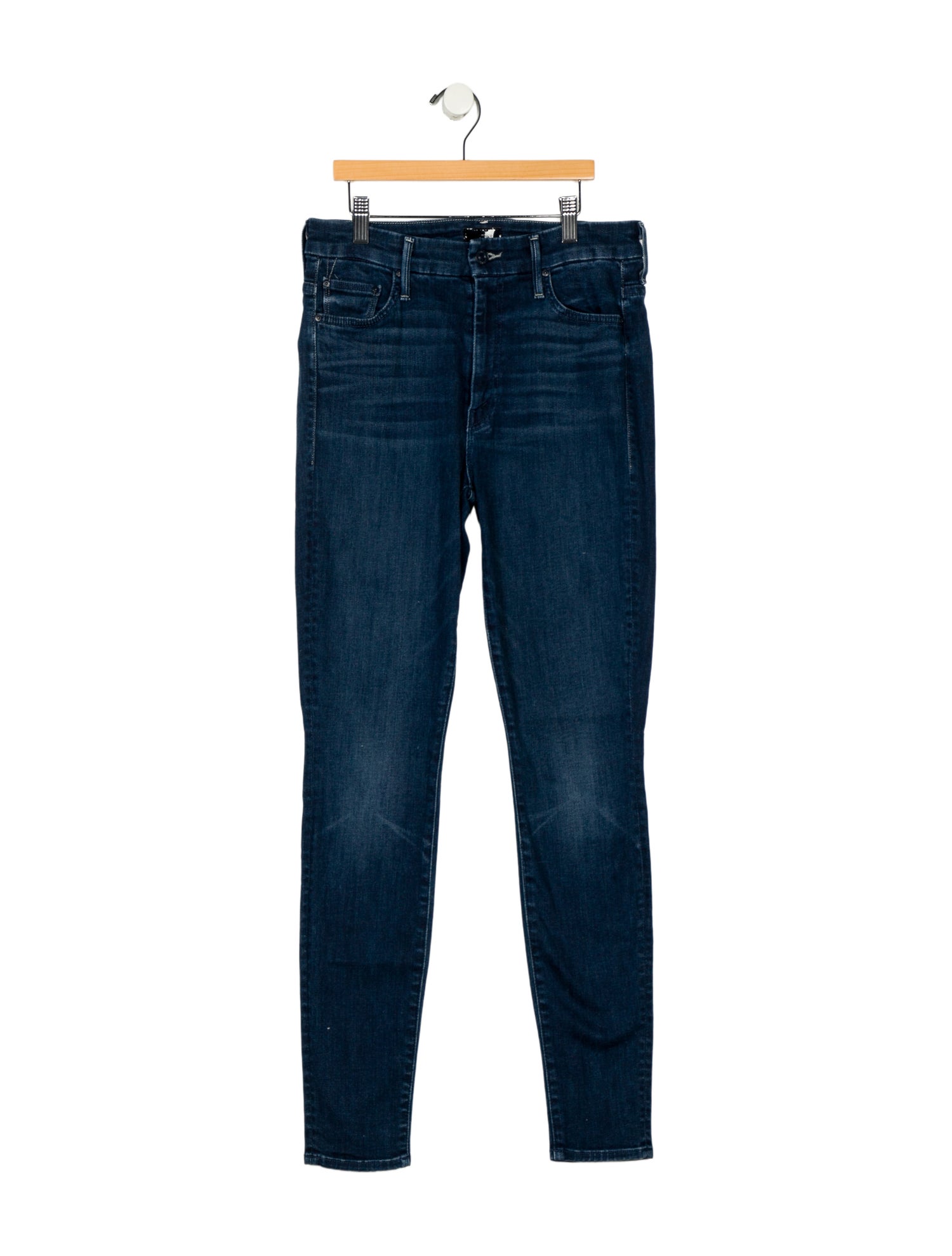 Mother Mid-Rise Skinny Leg Jeans