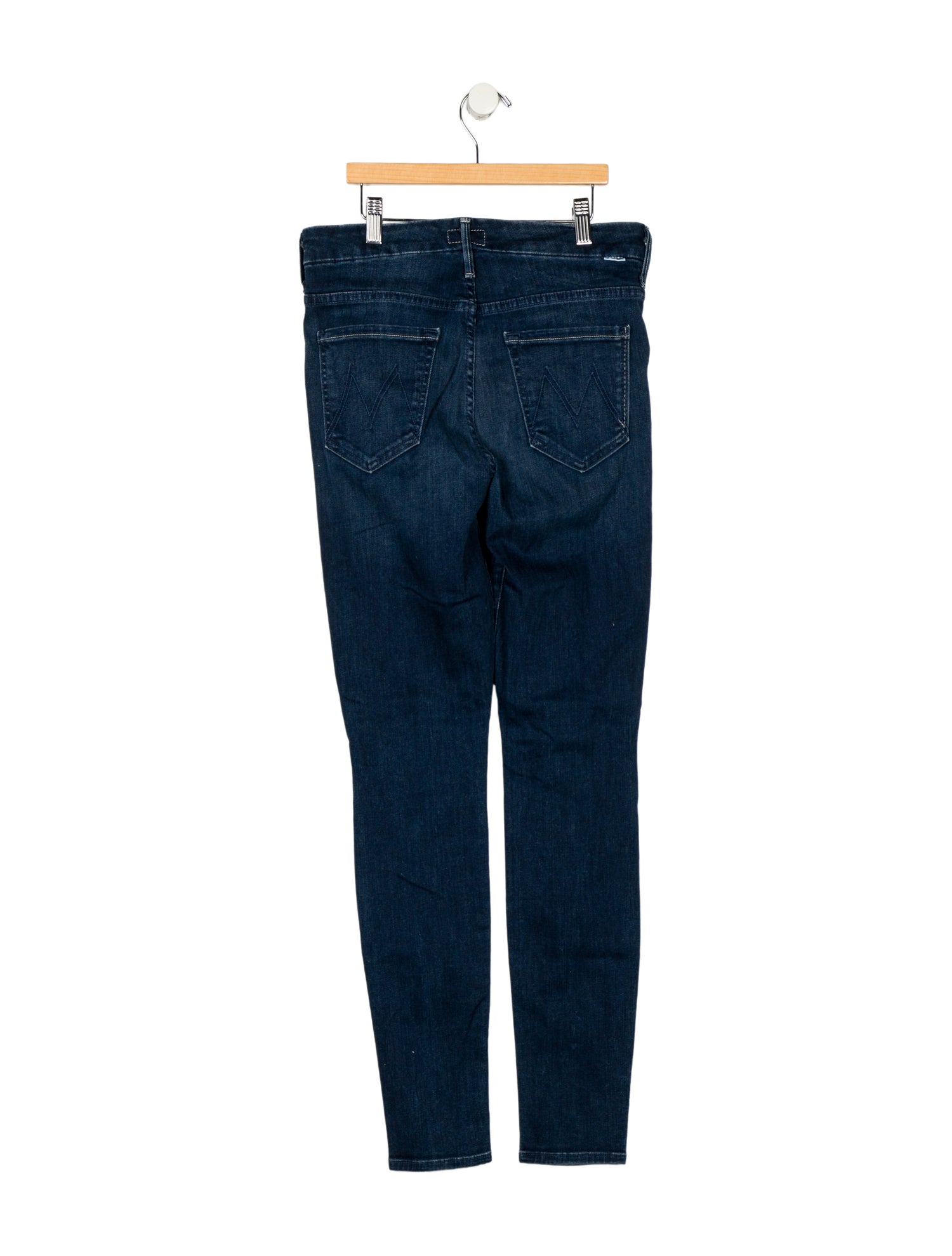Mother Mid-Rise Skinny Leg Jeans