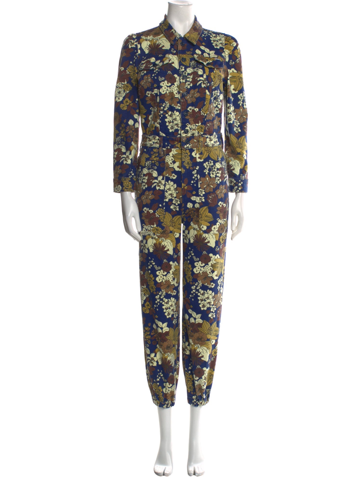 Mother Floral Print Jumpsuit