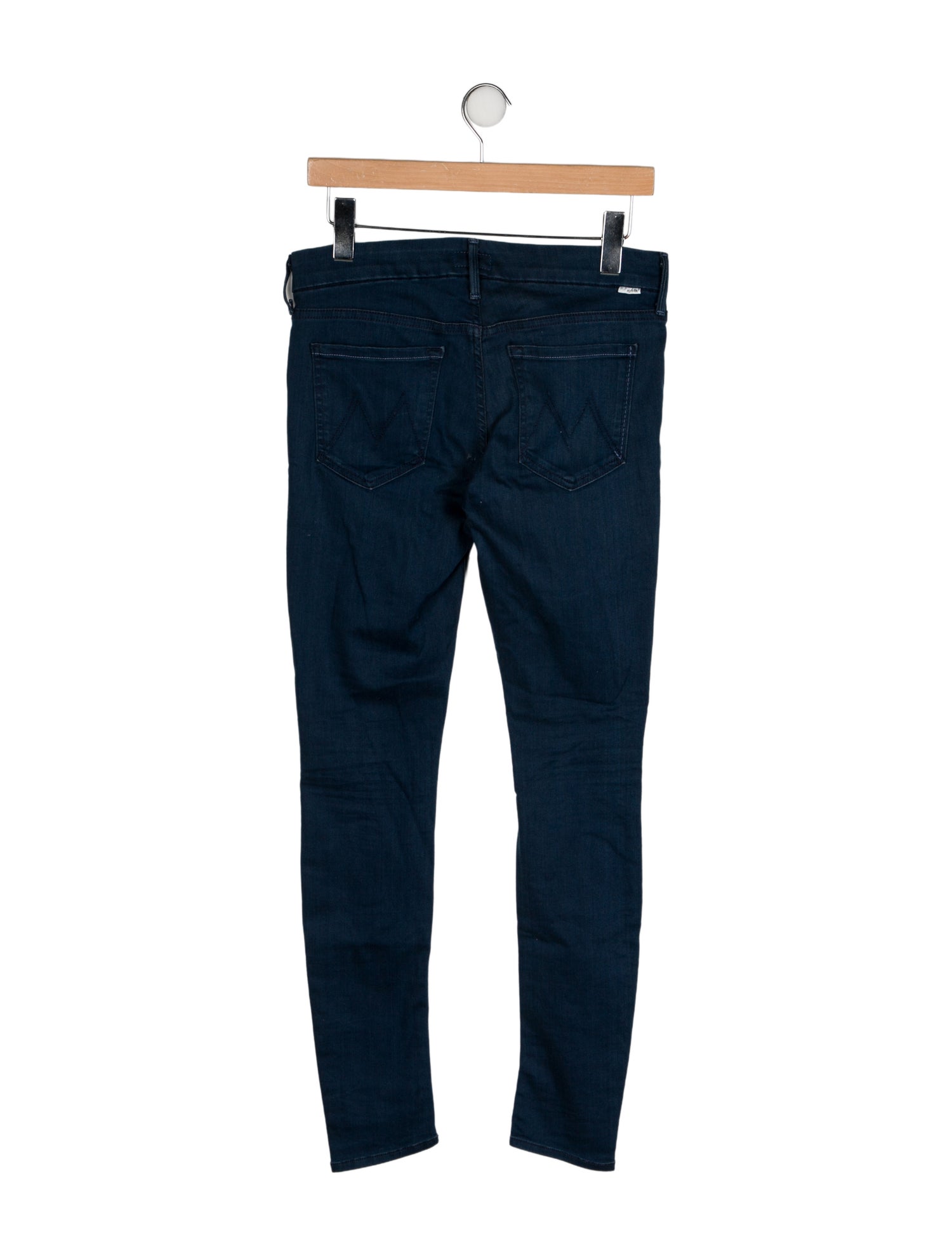 Mother Mid-Rise Skinny Leg Jeans