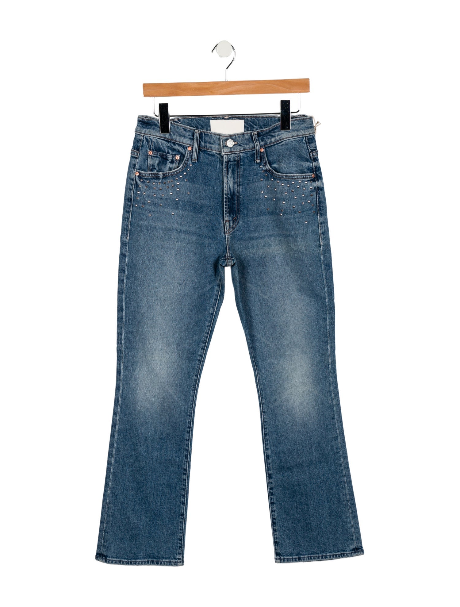 Mother Mid-Rise Straight Leg Jeans w/ Tags