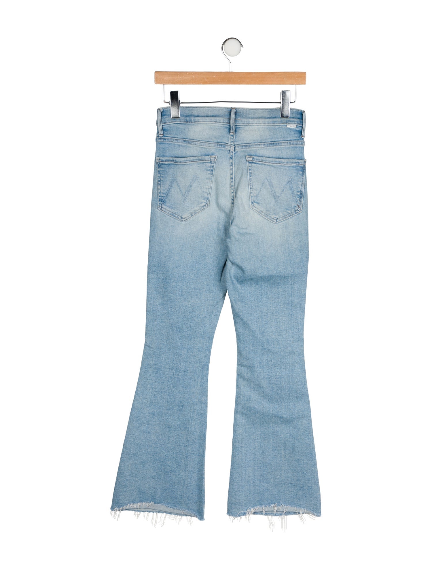 Mother Mid-Rise Wide Leg Jeans