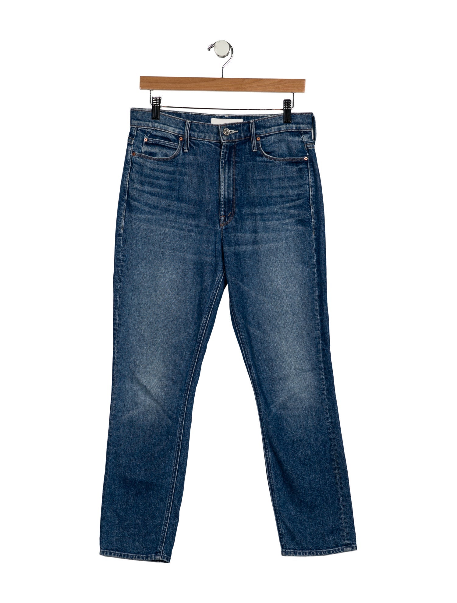 Mother High-Rise Straight Leg Jeans