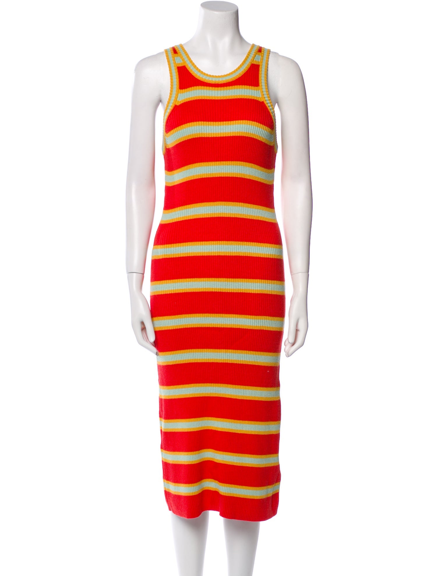 Mother Striped Midi Length Dress