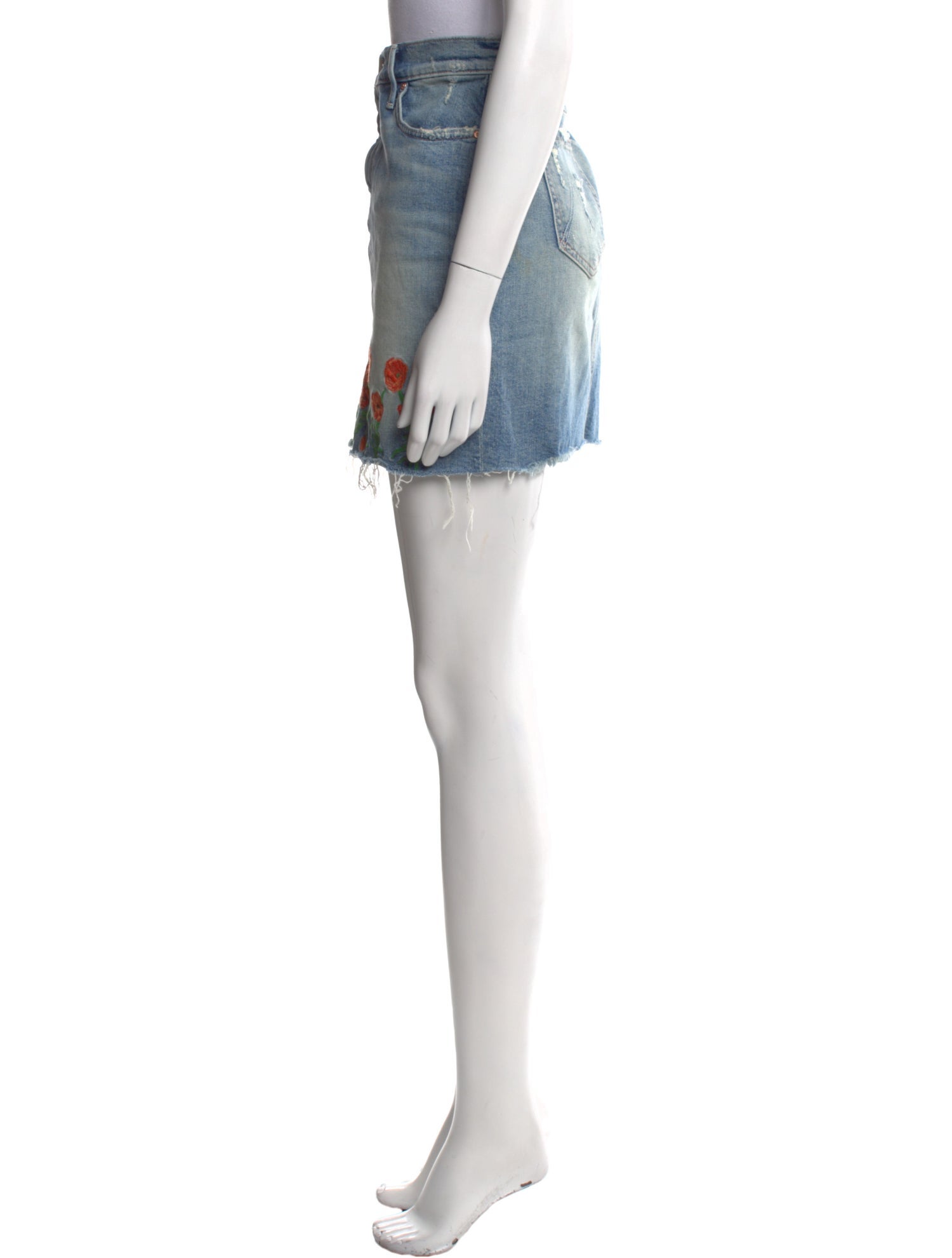 Mother Floral Print Mini Skirt