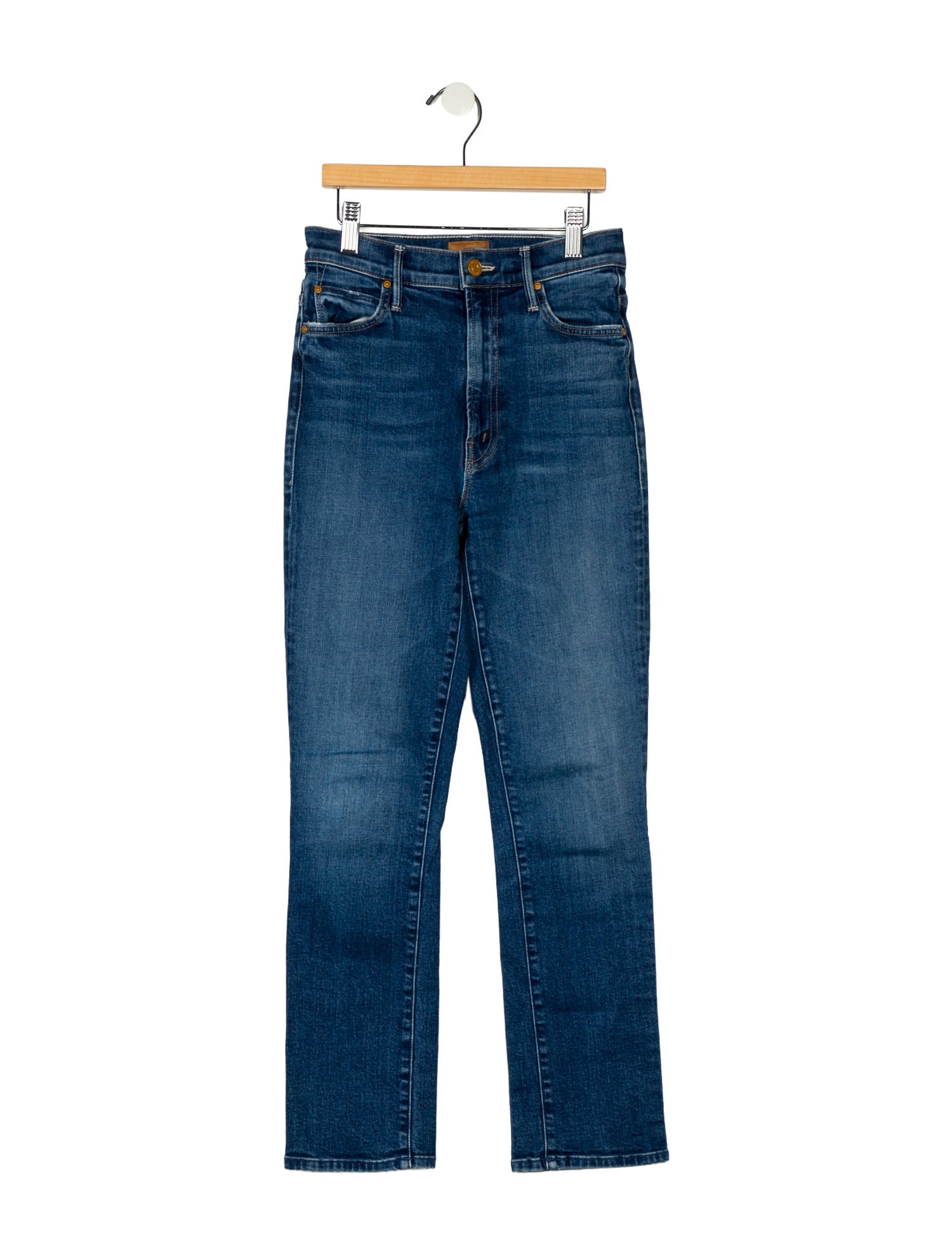 Mother High-Rise Straight Leg Jeans