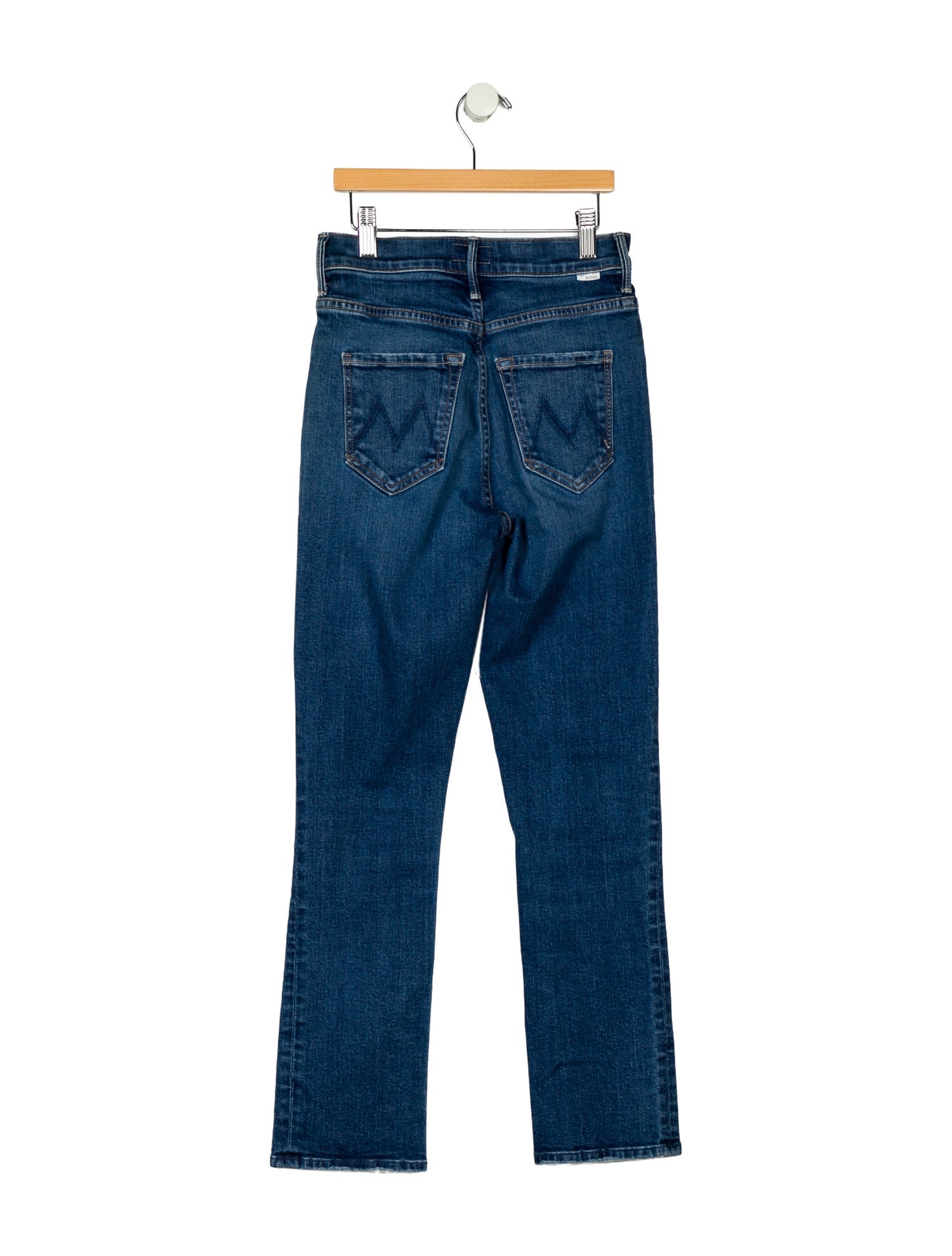 Mother High-Rise Straight Leg Jeans