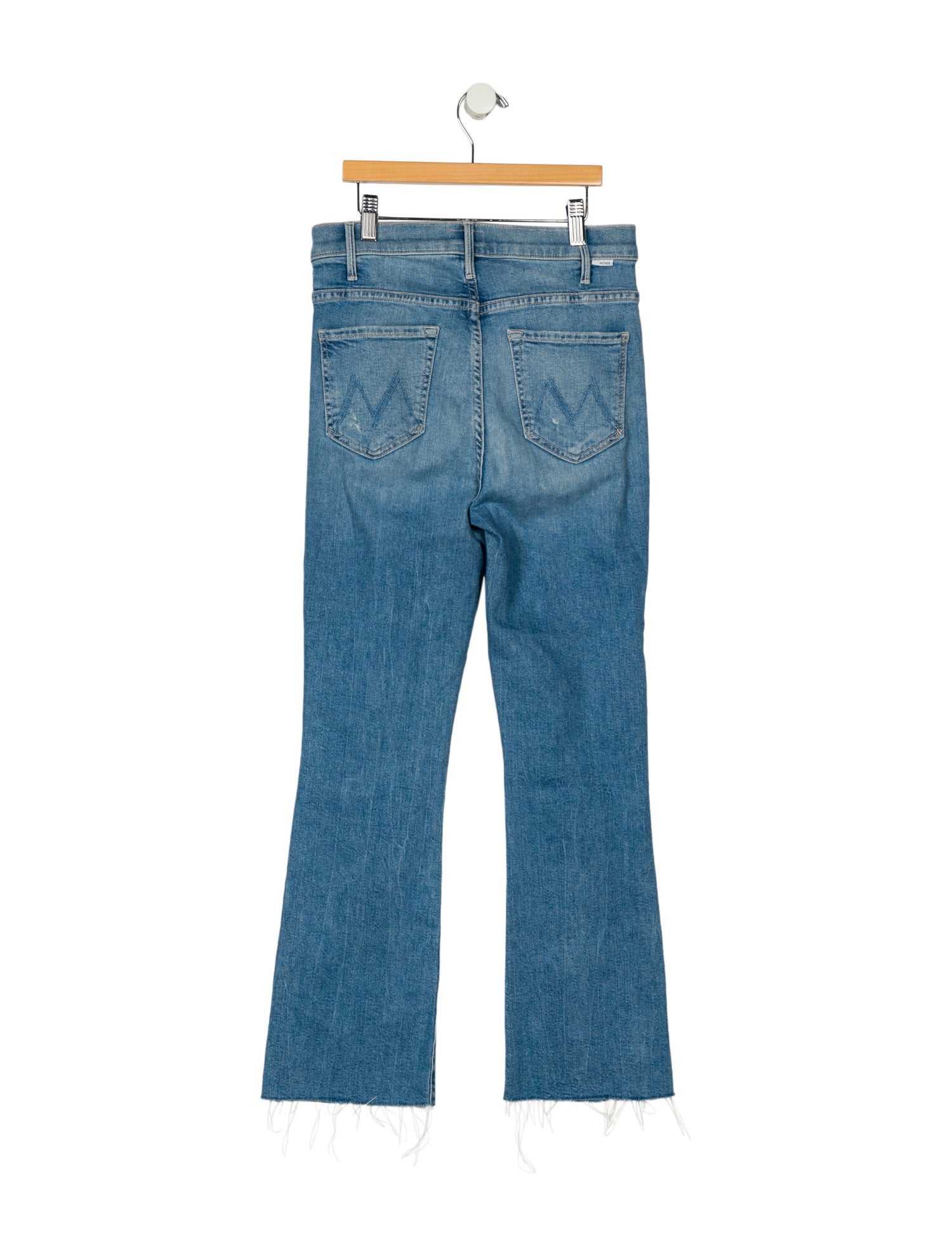 Mother Mid-Rise Straight Leg Jeans
