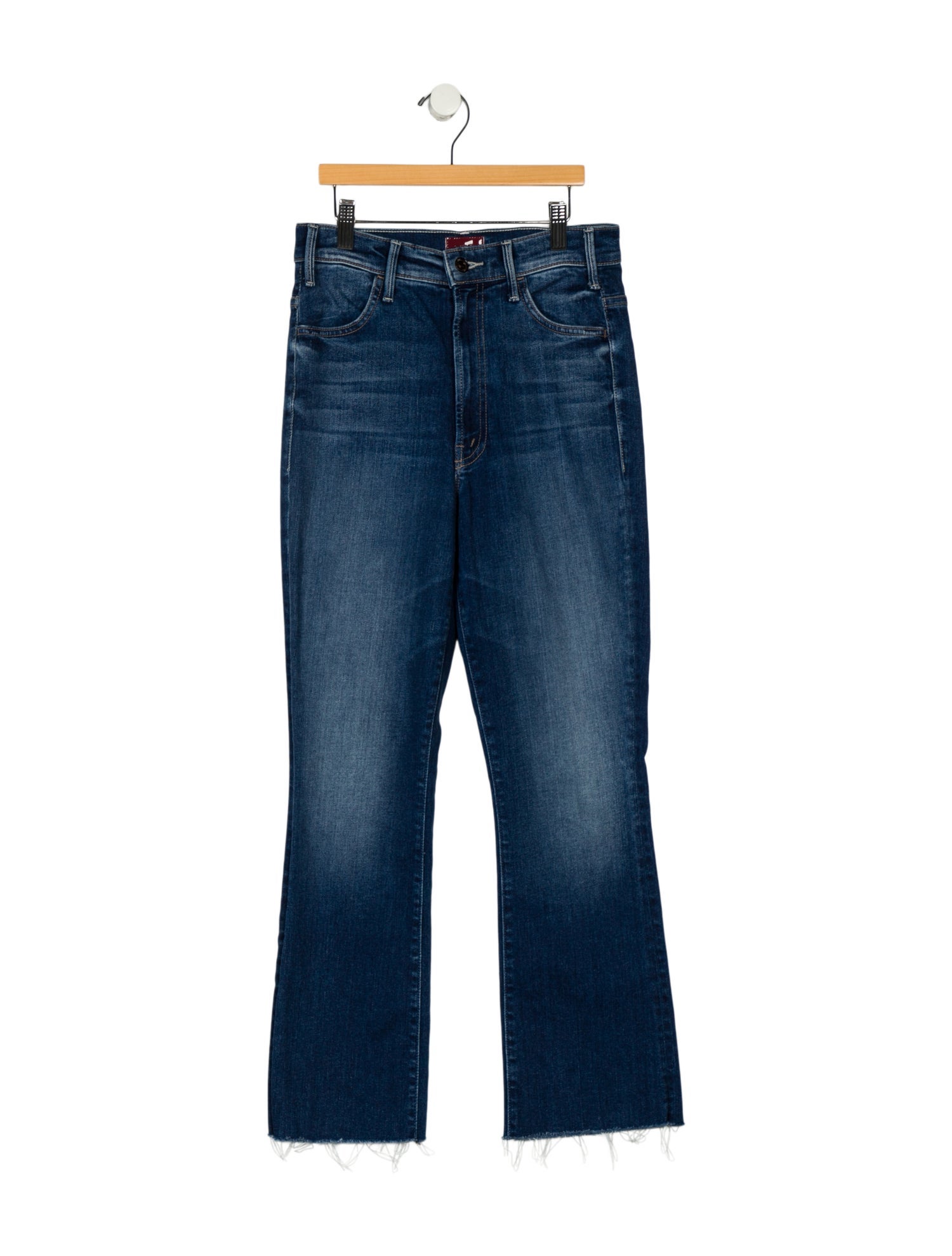 Mother Mid-Rise Straight Leg Jeans