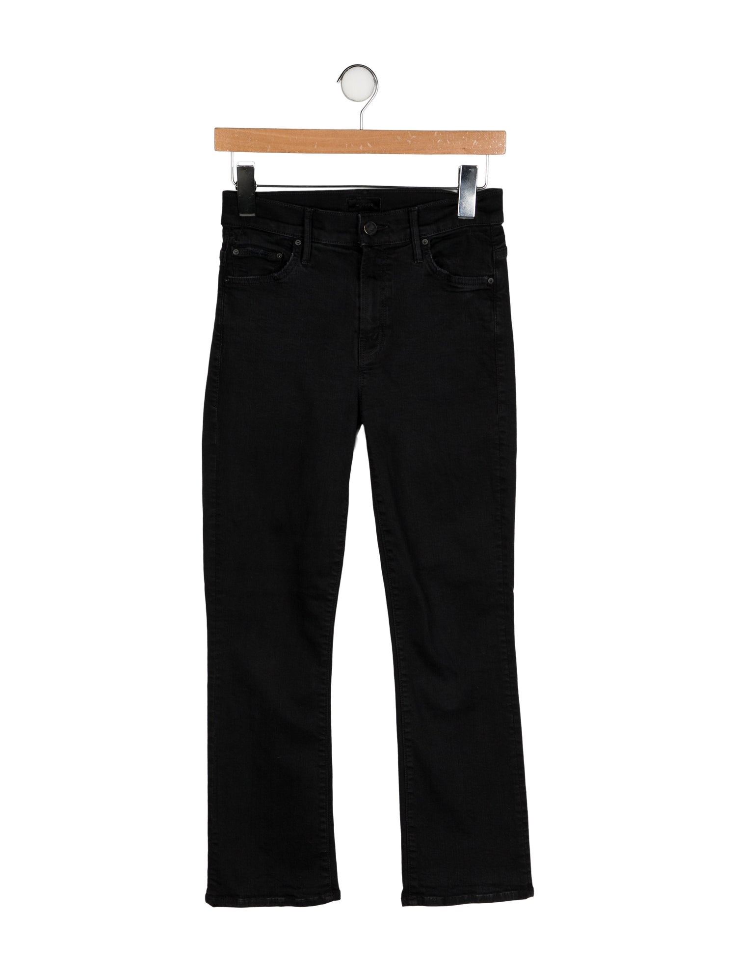 Mother Mid-Rise Straight Leg Jeans