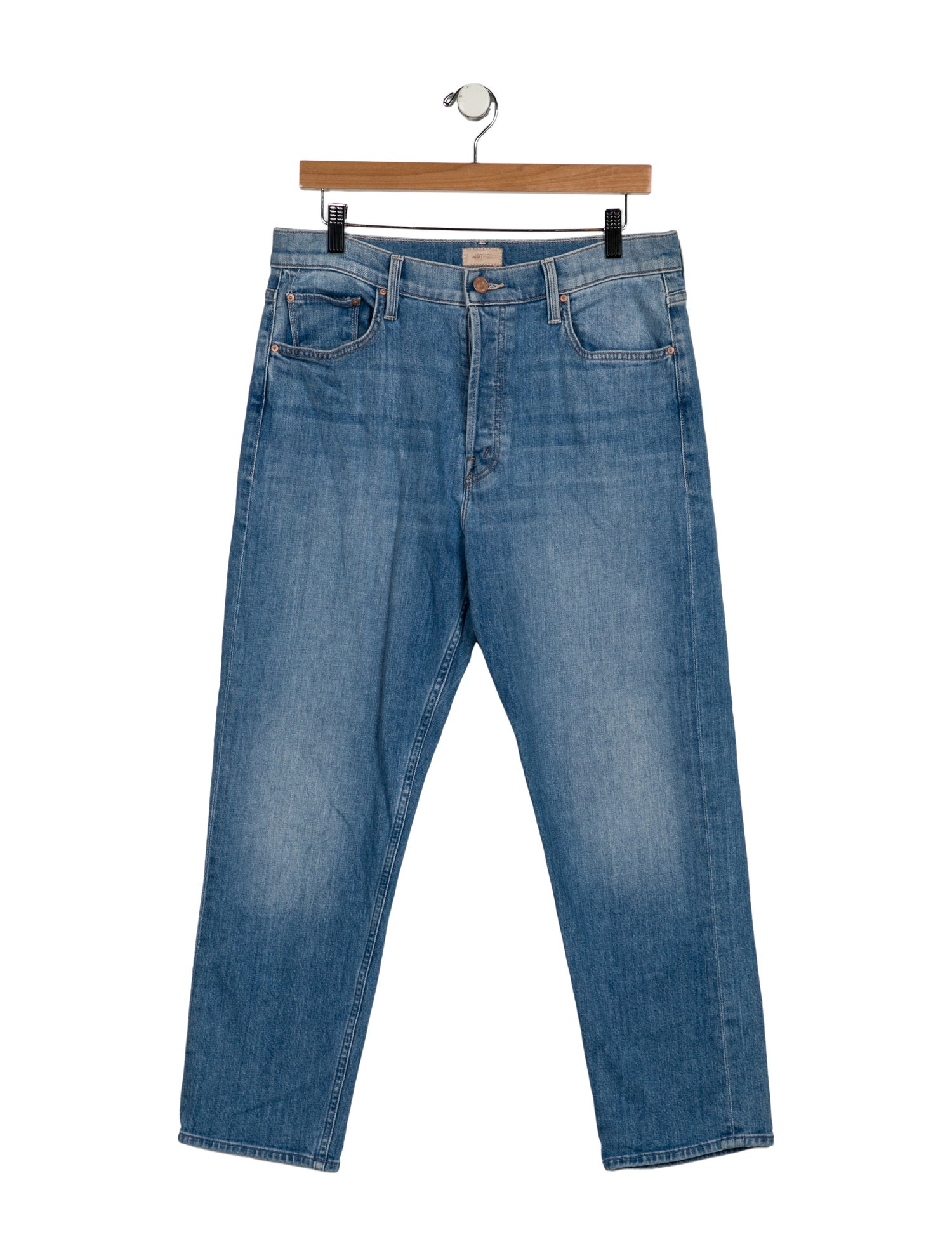 Mother High-Rise Straight Leg Jeans