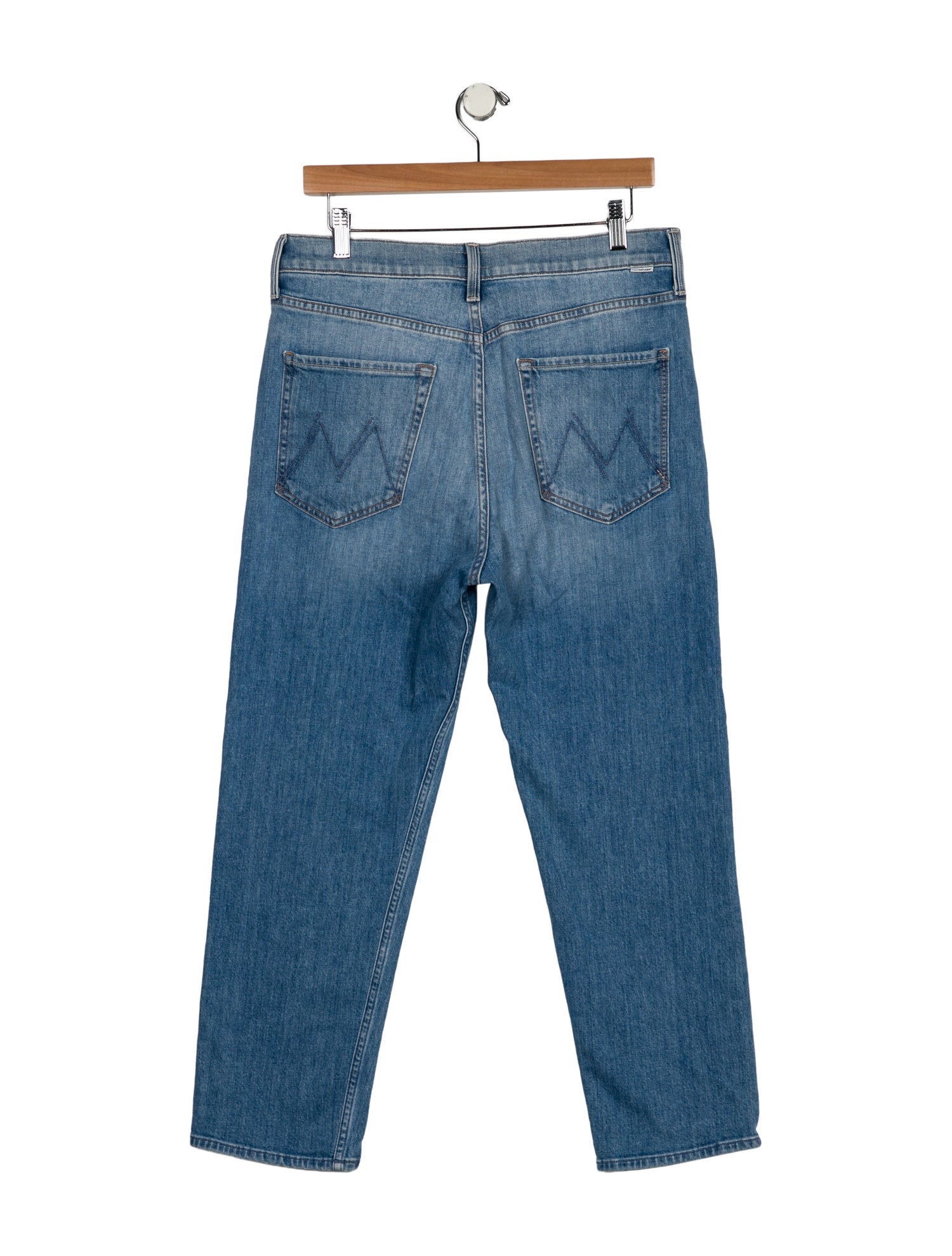 Mother High-Rise Straight Leg Jeans