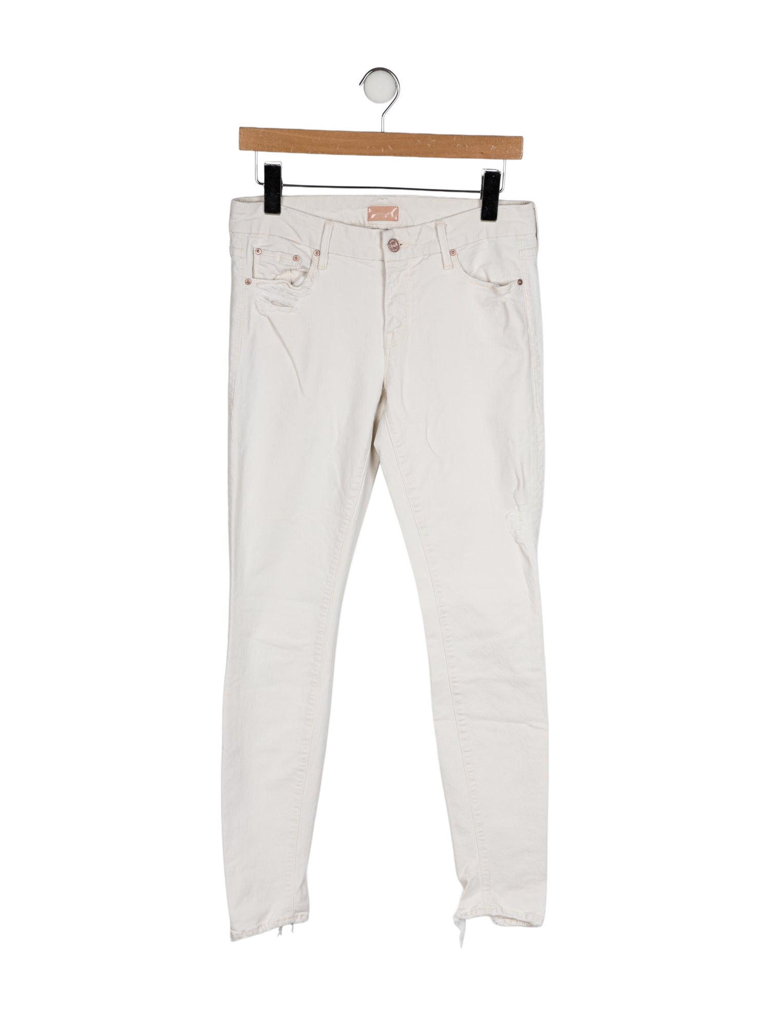 Mother Mid-Rise Skinny Leg Jeans