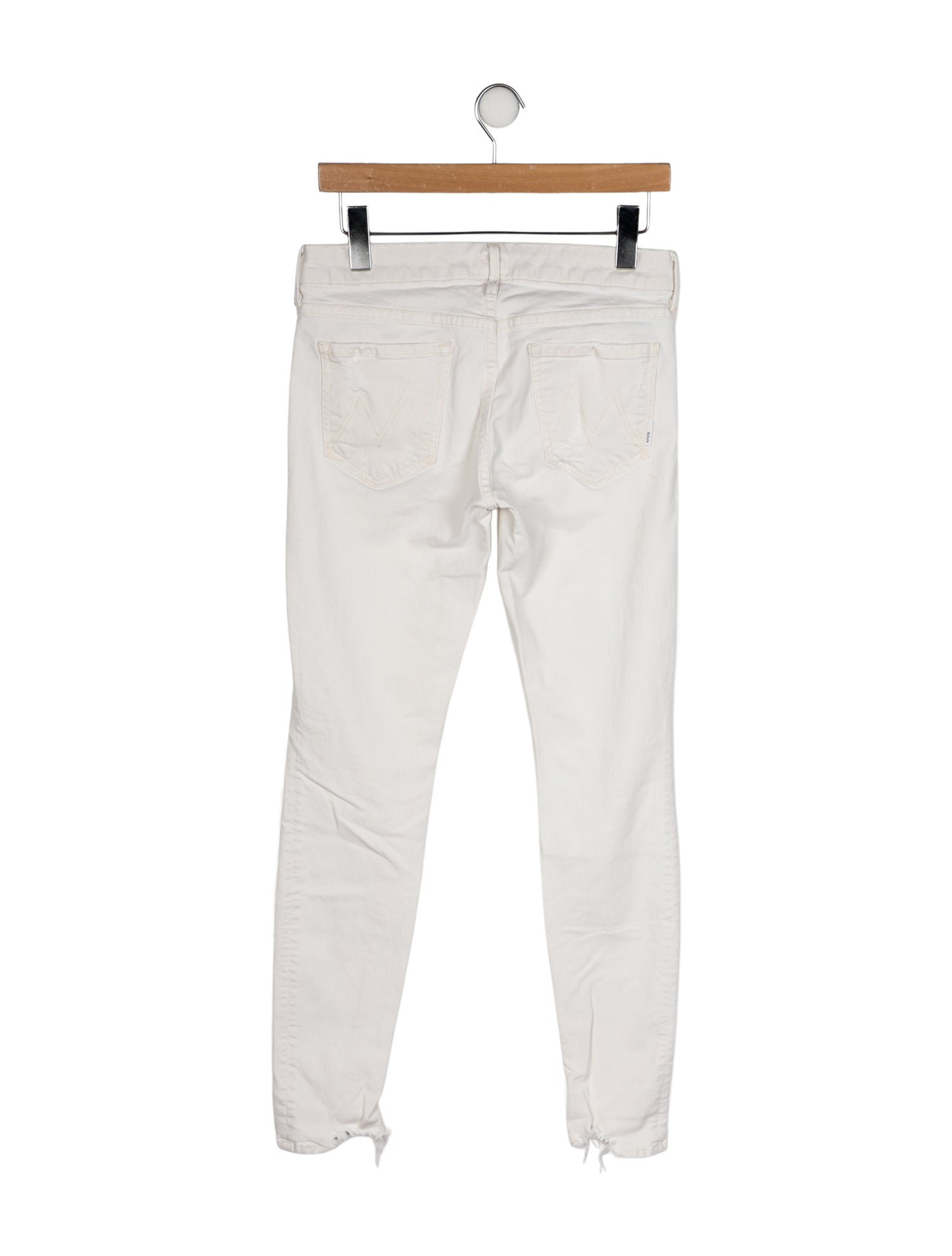 Mother Mid-Rise Skinny Leg Jeans