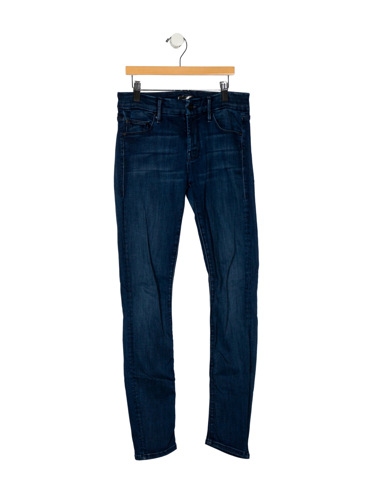 Mother Mid-Rise Skinny Leg Jeans