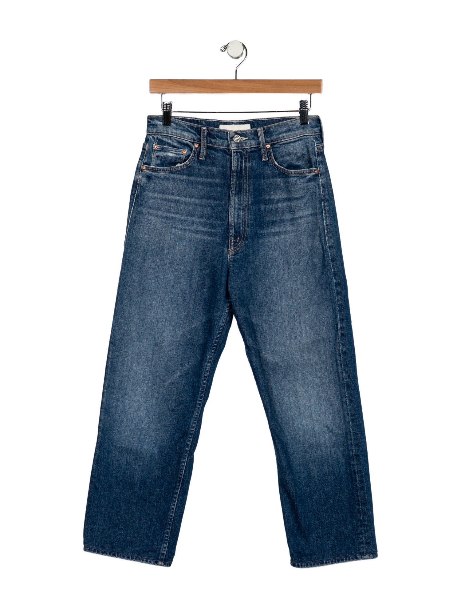 Mother High-Rise Straight Leg Jeans