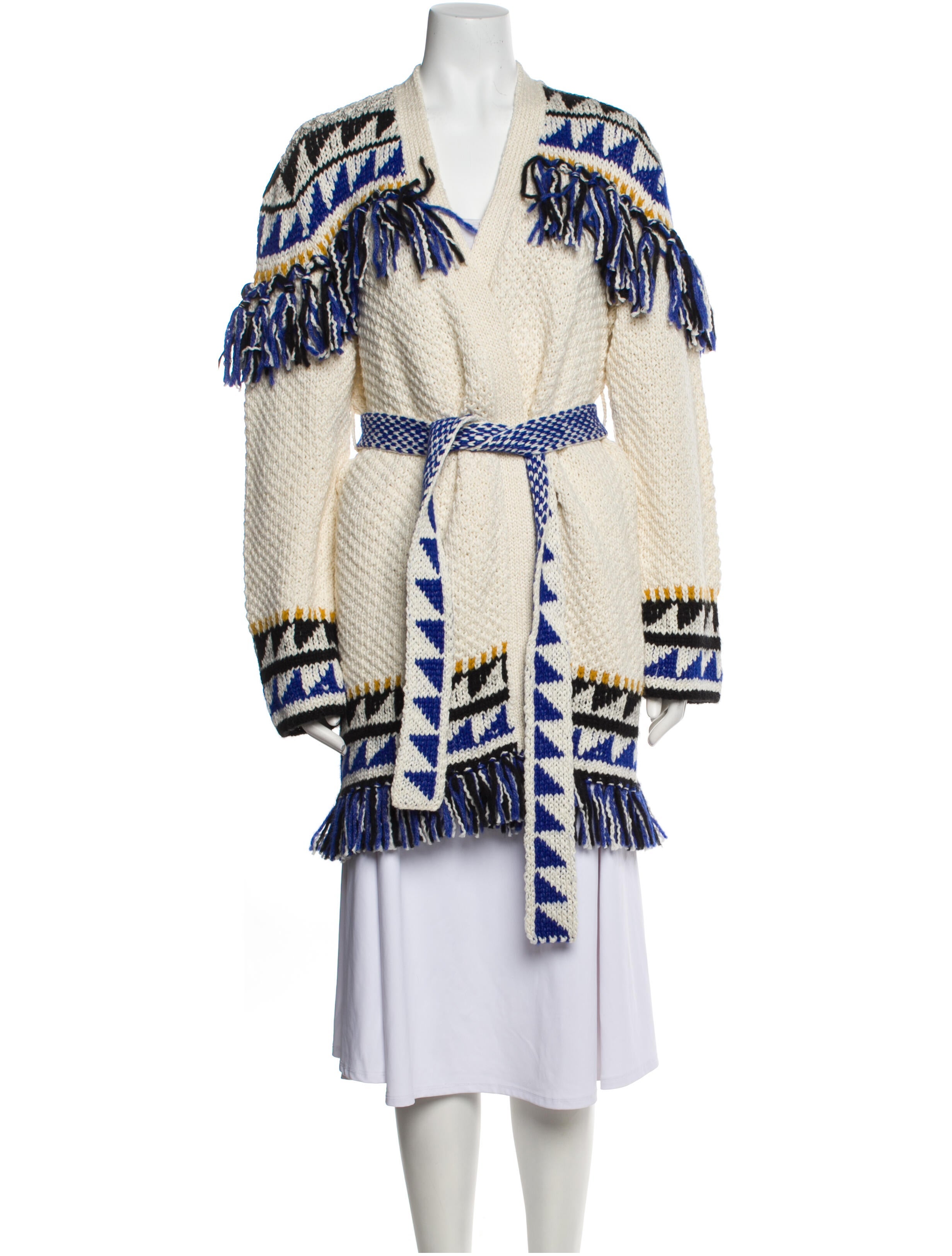 Mother Striped V-Neck Sweater