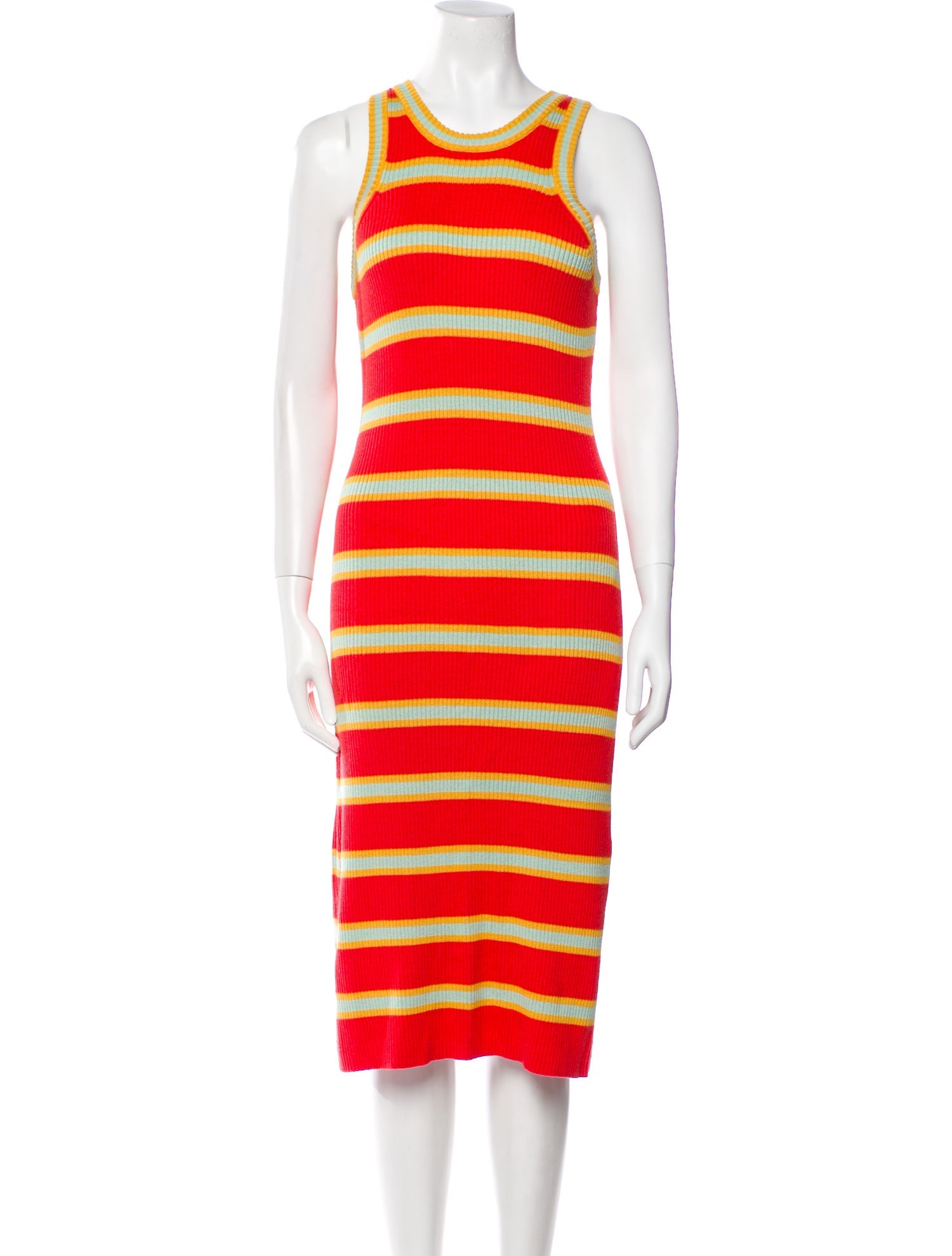 Mother Striped Midi Length Dress