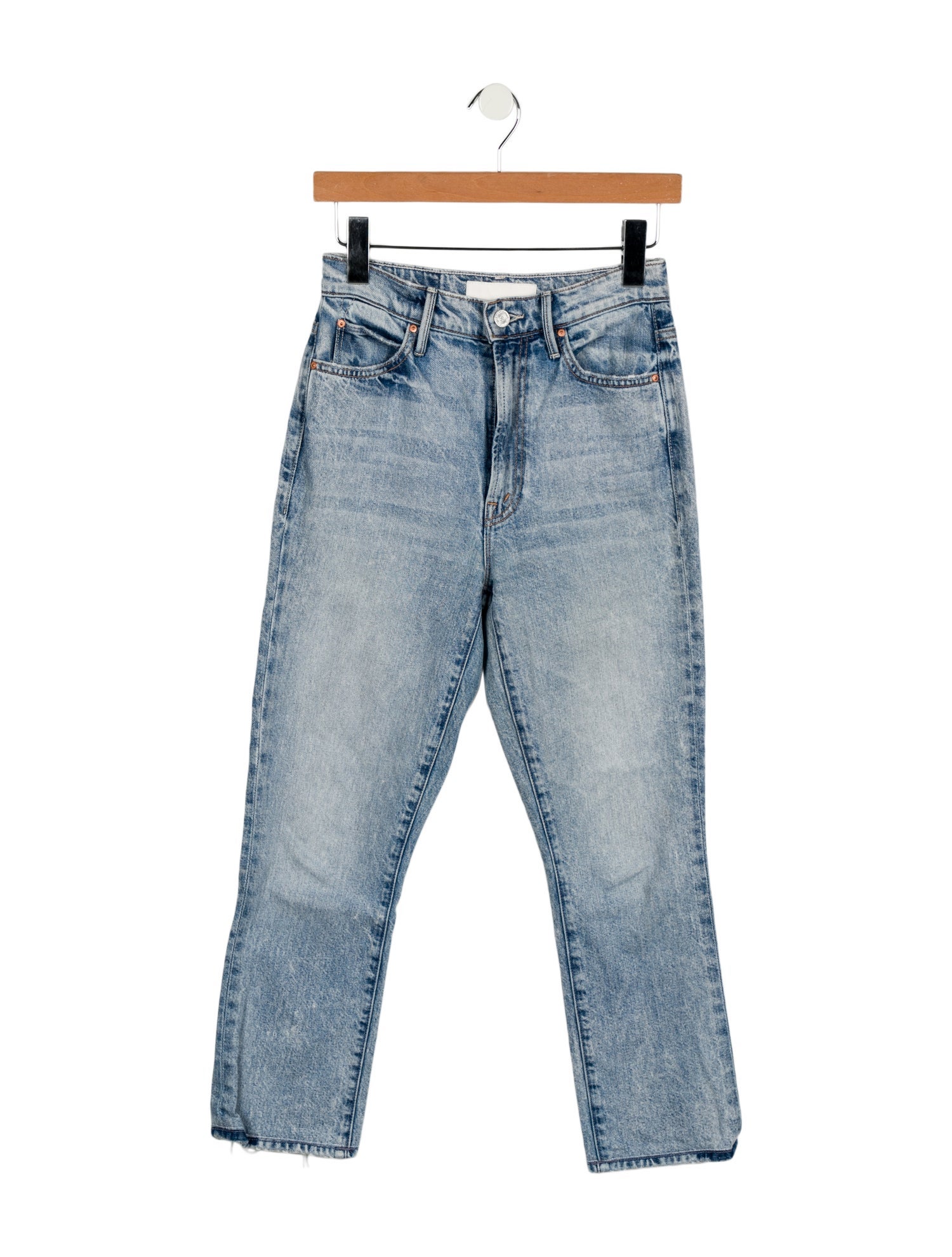 Mother High-Rise Straight Leg Jeans