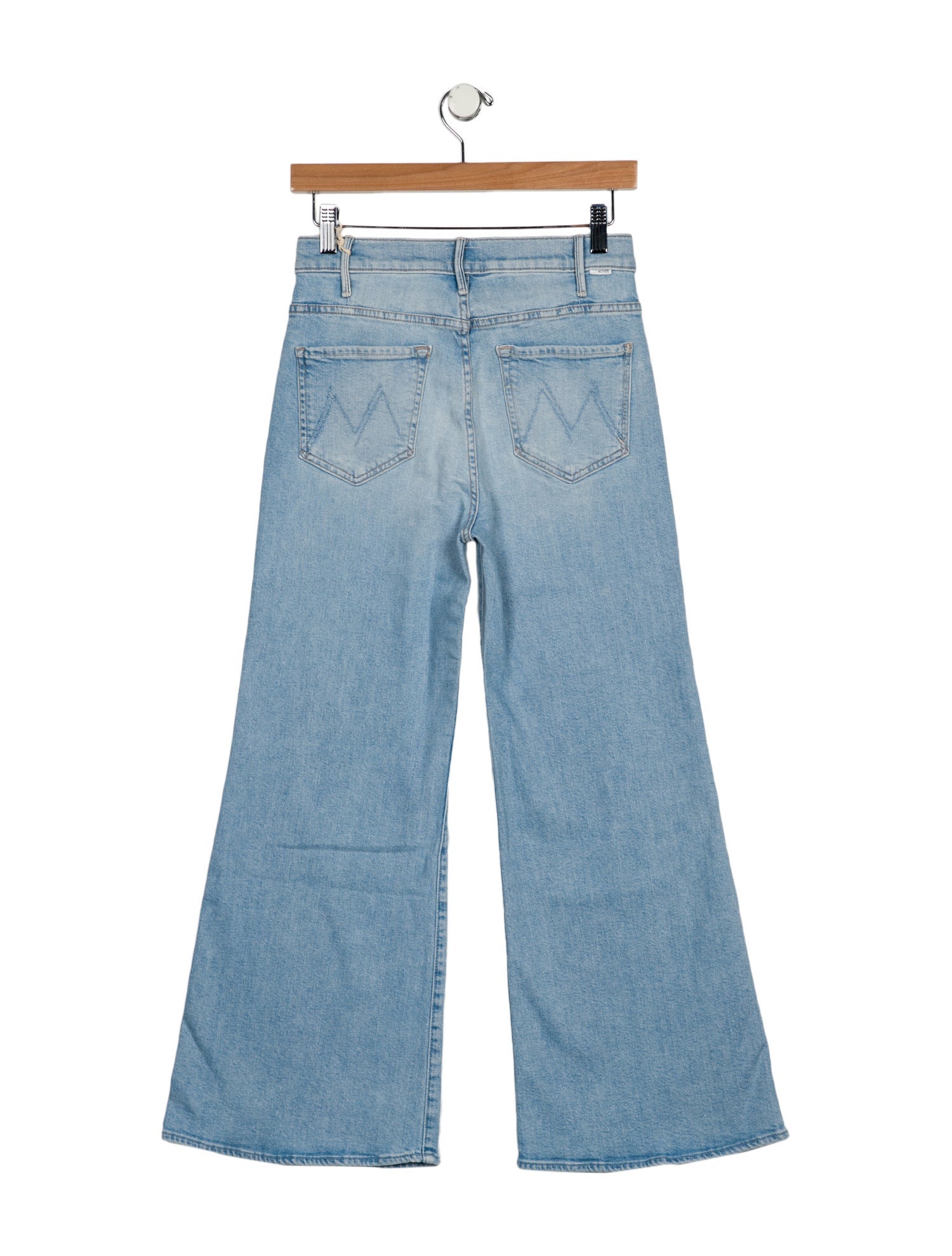 Mother The Hustler Roller Flood Wide Leg Jeans