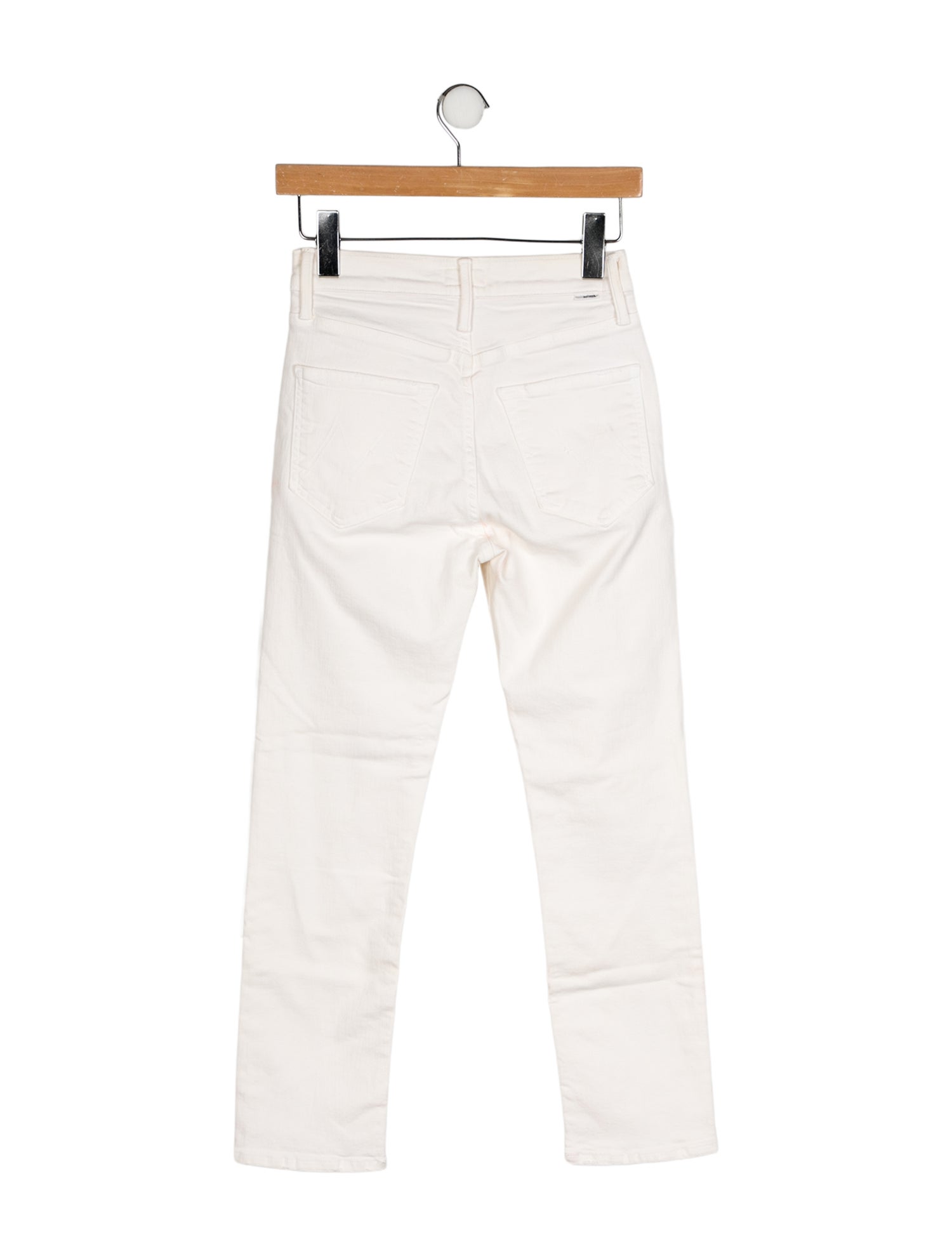 Mother Mid-Rise Straight Leg Jeans