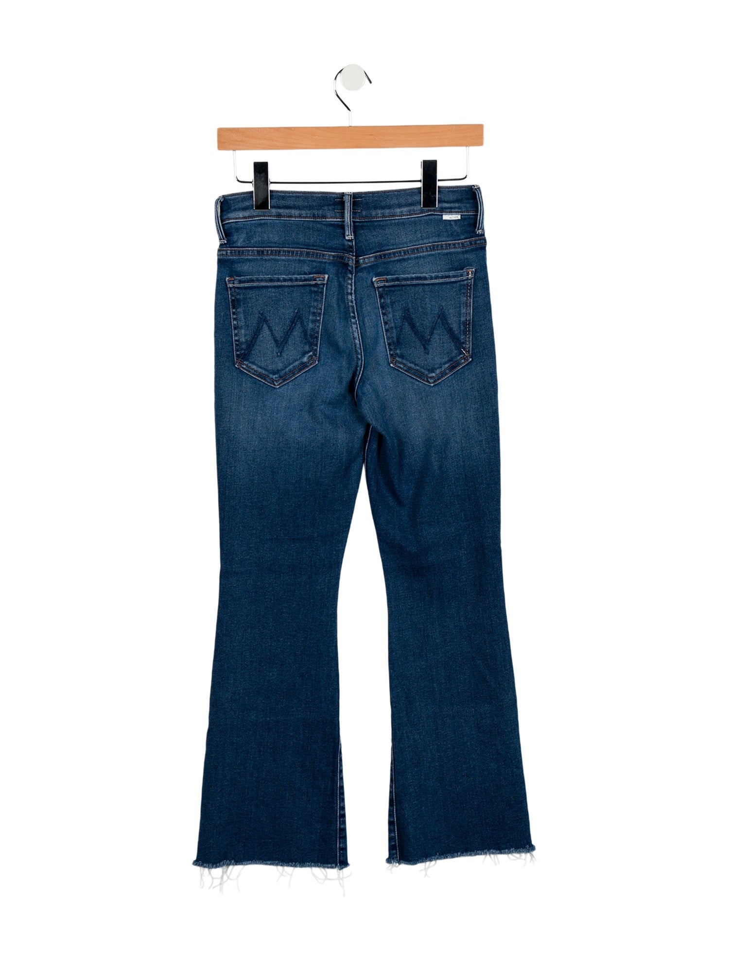 Mother Mid-Rise Wide Leg Jeans
