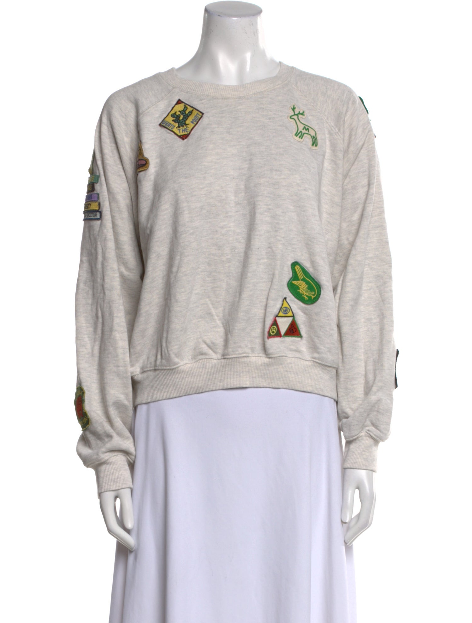 Mother Graphic Print Crew Neck Sweatshirt