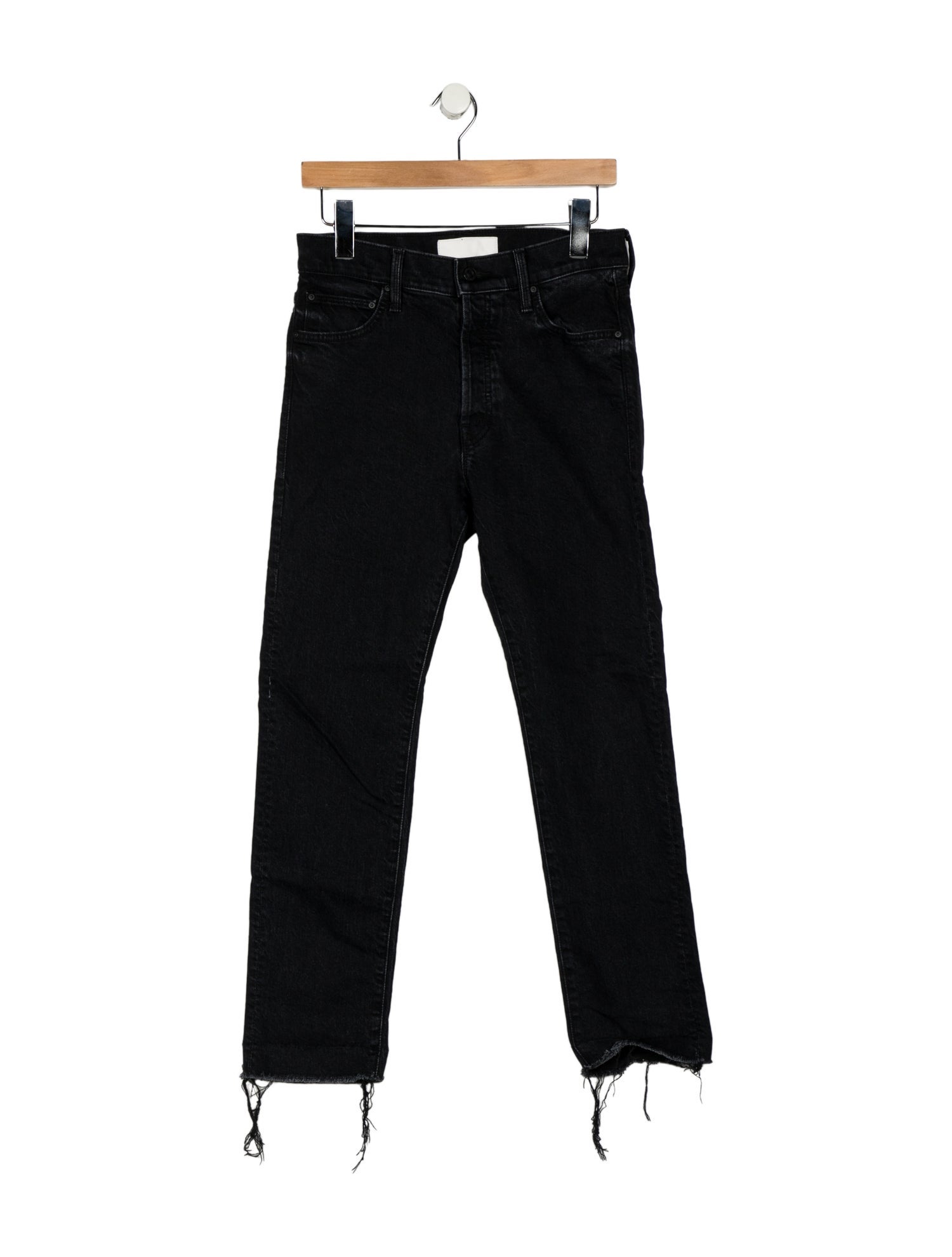 Mother Mid-Rise Straight Leg Jeans