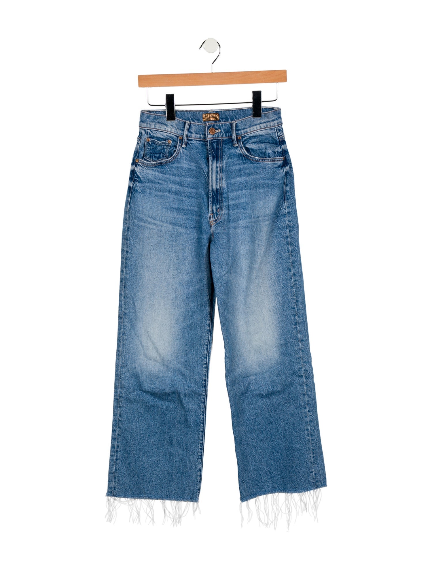 Mother High-Rise Wide Leg Jeans