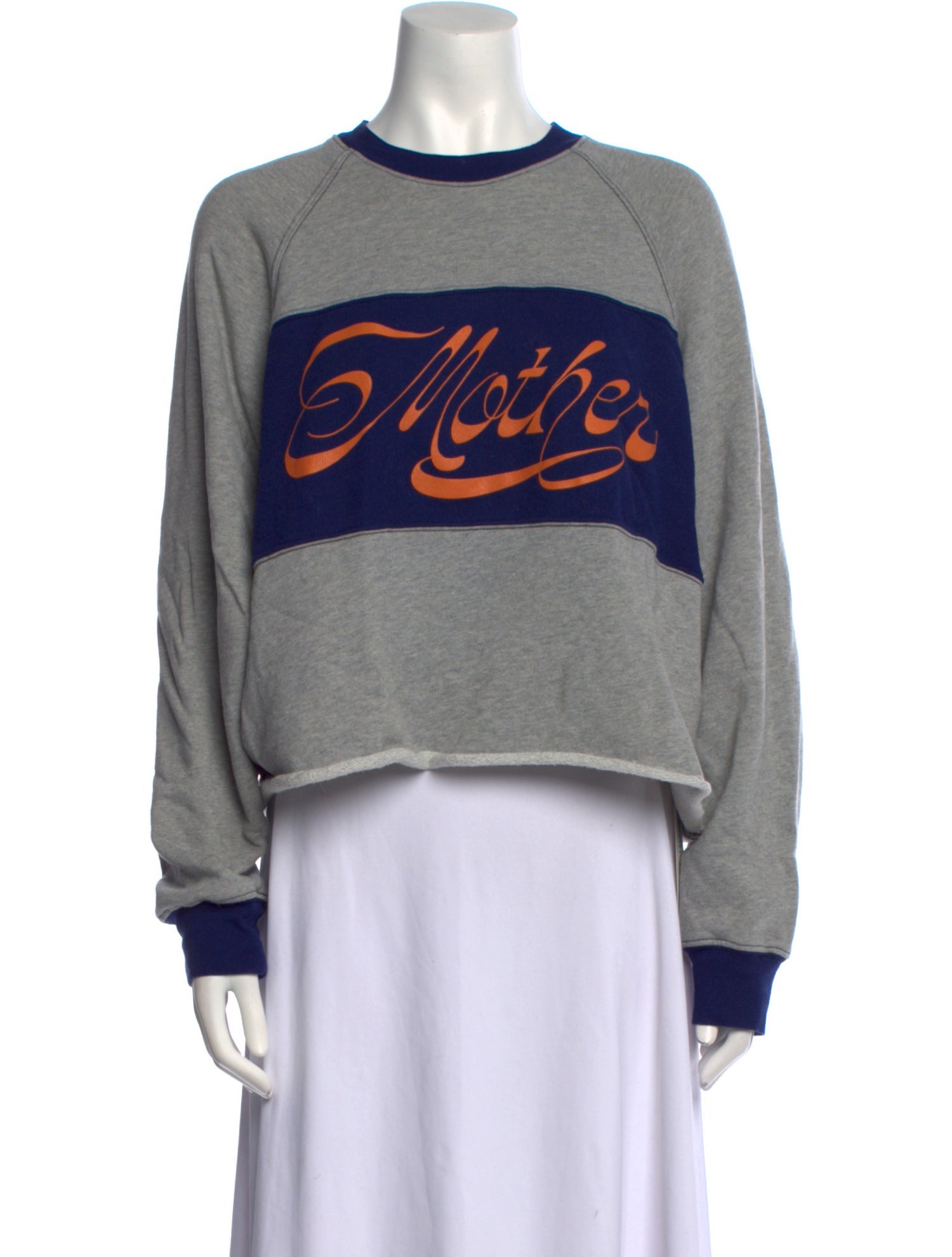 Mother Graphic Print Crew Neck Sweatshirt