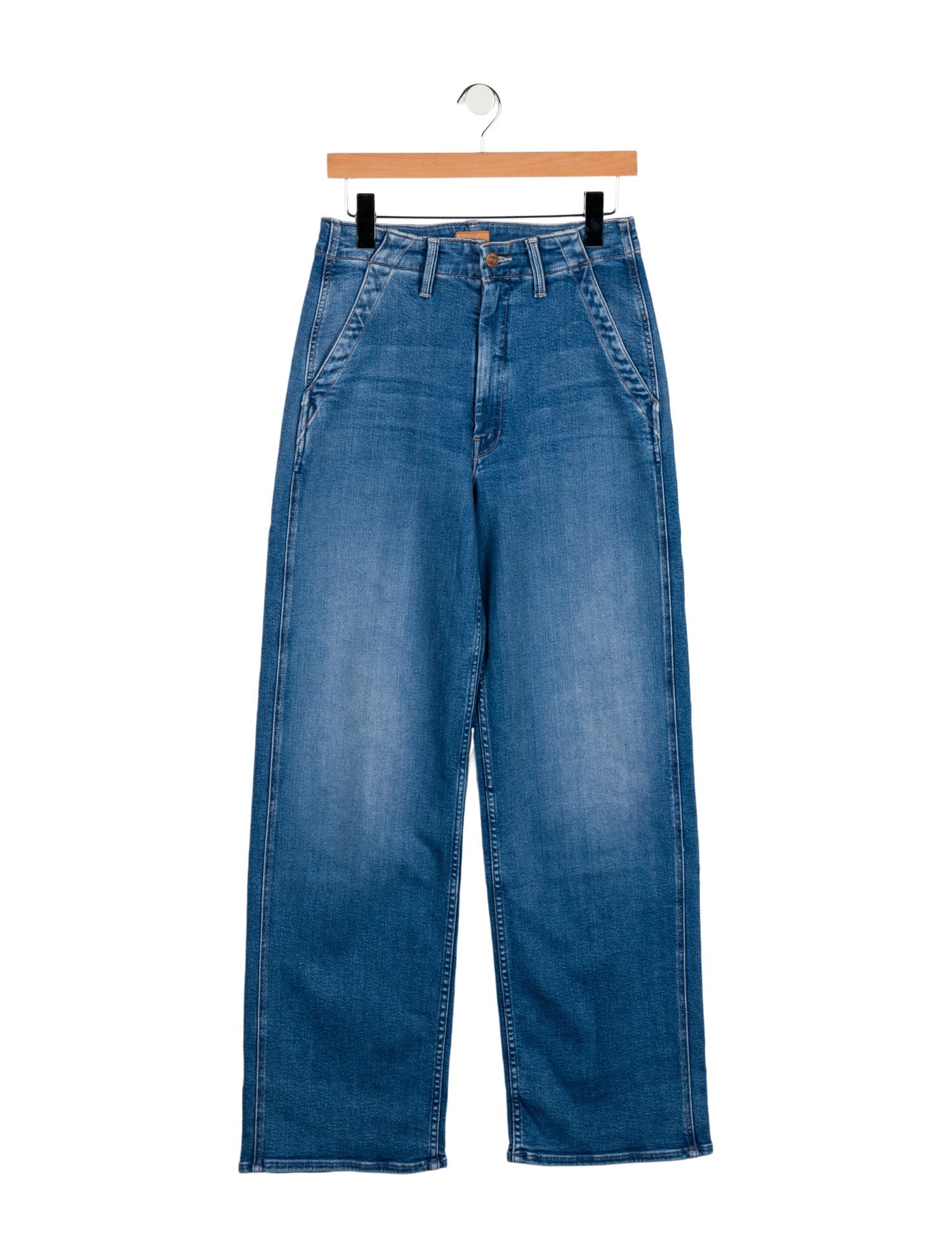 Mother High-Rise Wide Leg Jeans w/ Tags
