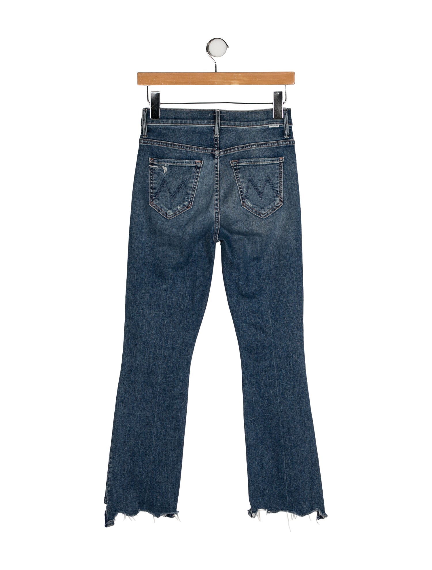 Mother Mid-Rise Straight Leg Jeans