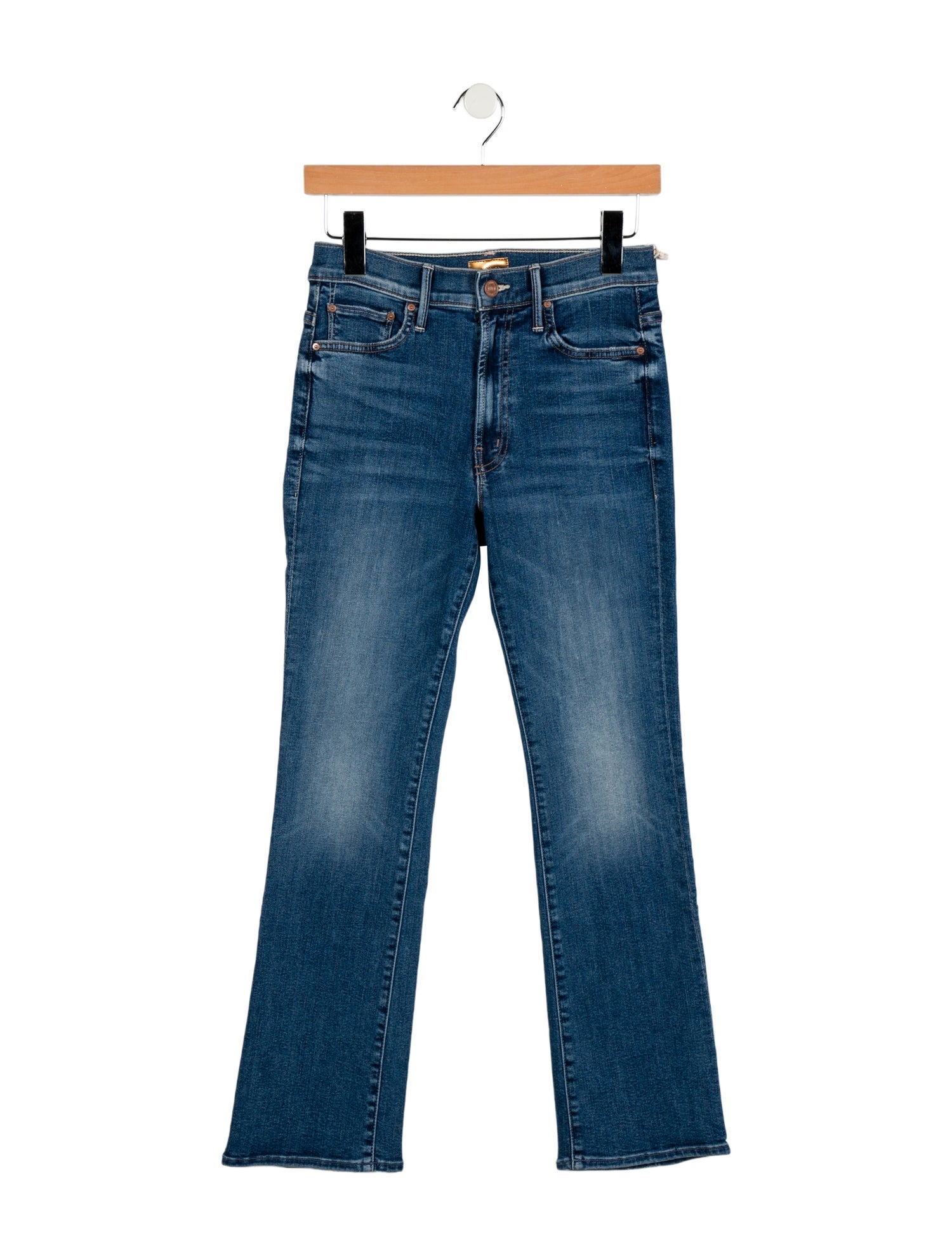 Mother Mid-Rise Straight Leg Jeans w/ Tags
